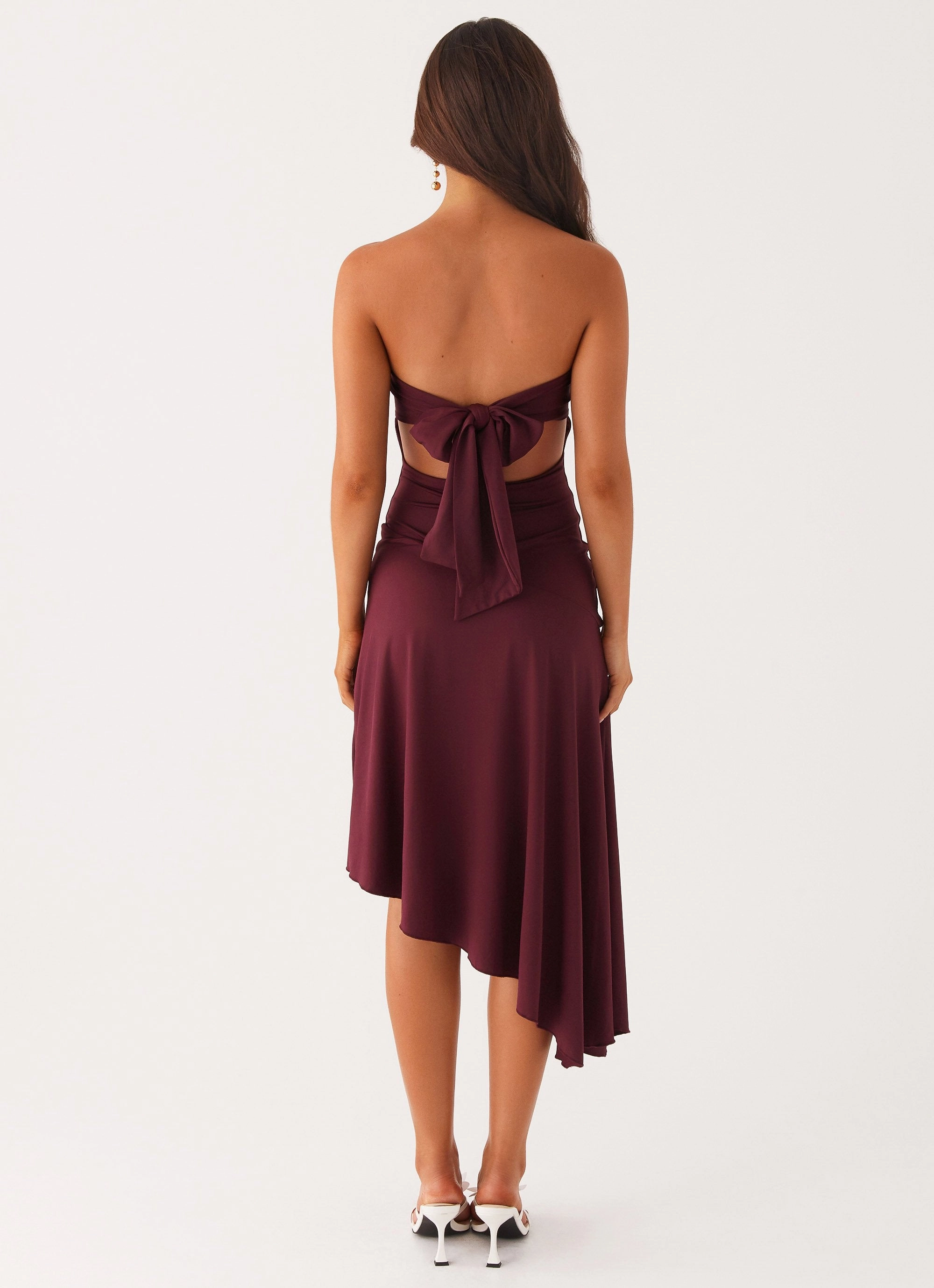 Juliana Midi Dress - Mulberry Flattering Shape Design Perfect Style