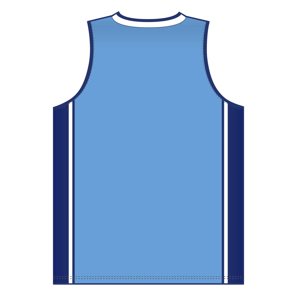 Dry-Flex Pro Style Basketball Jersey-Sky-Navy-White