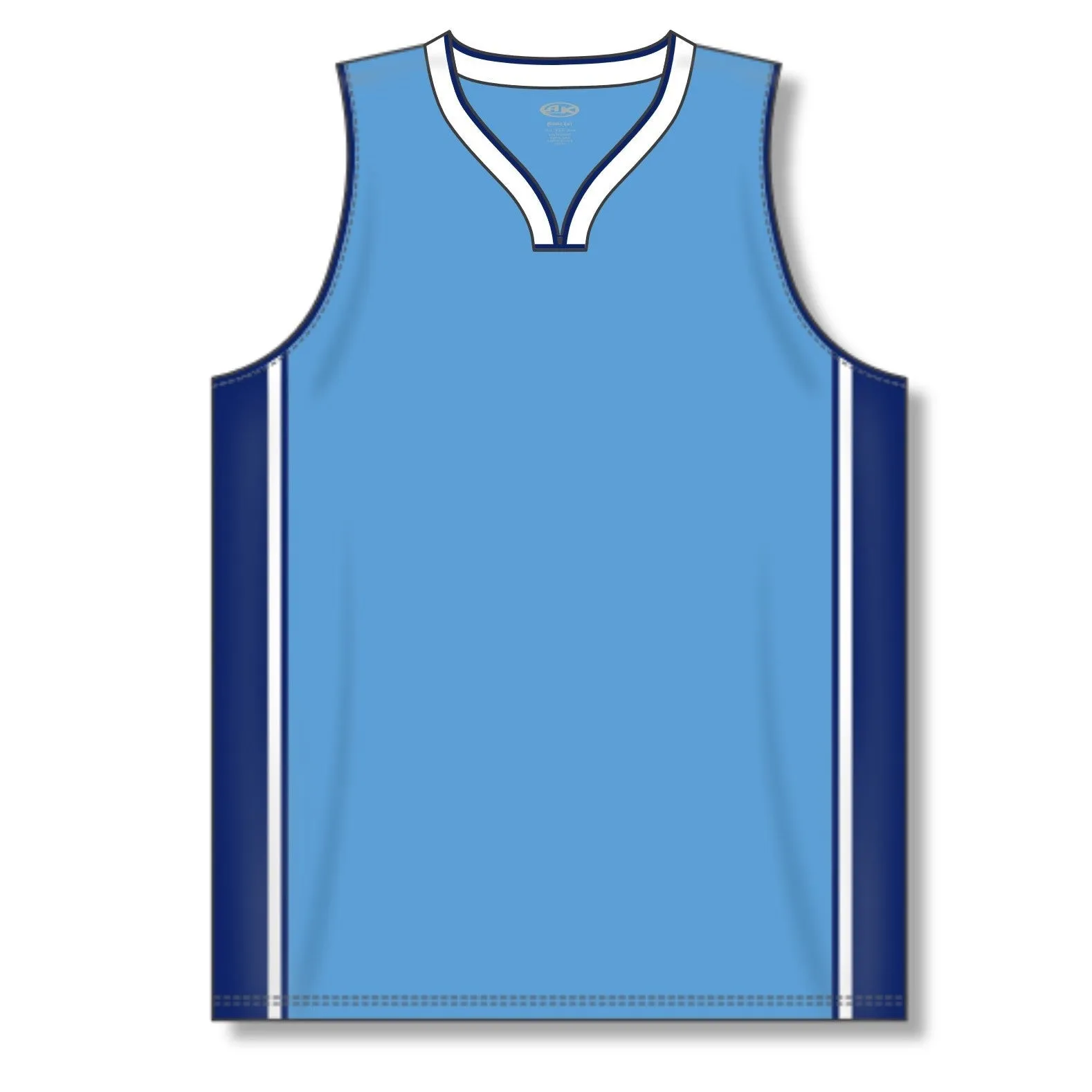 Dry-Flex Pro Style Basketball Jersey-Sky-Navy-White
