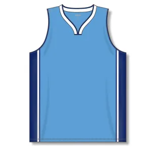 Dry-Flex Pro Style Basketball Jersey-Sky-Navy-White
