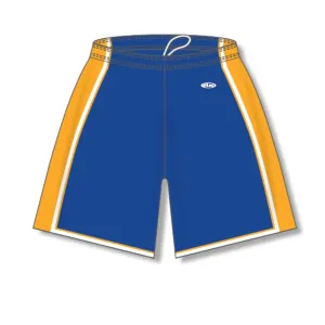 Dry-Flex Pro Style Basketball Shorts-Royal-Gold-White