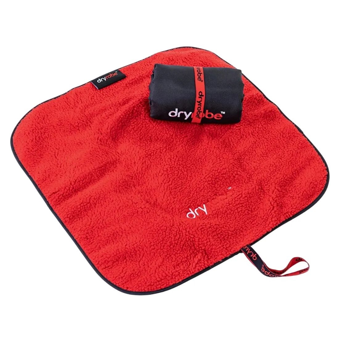 Dryrobe Changing Mat - Black/Red