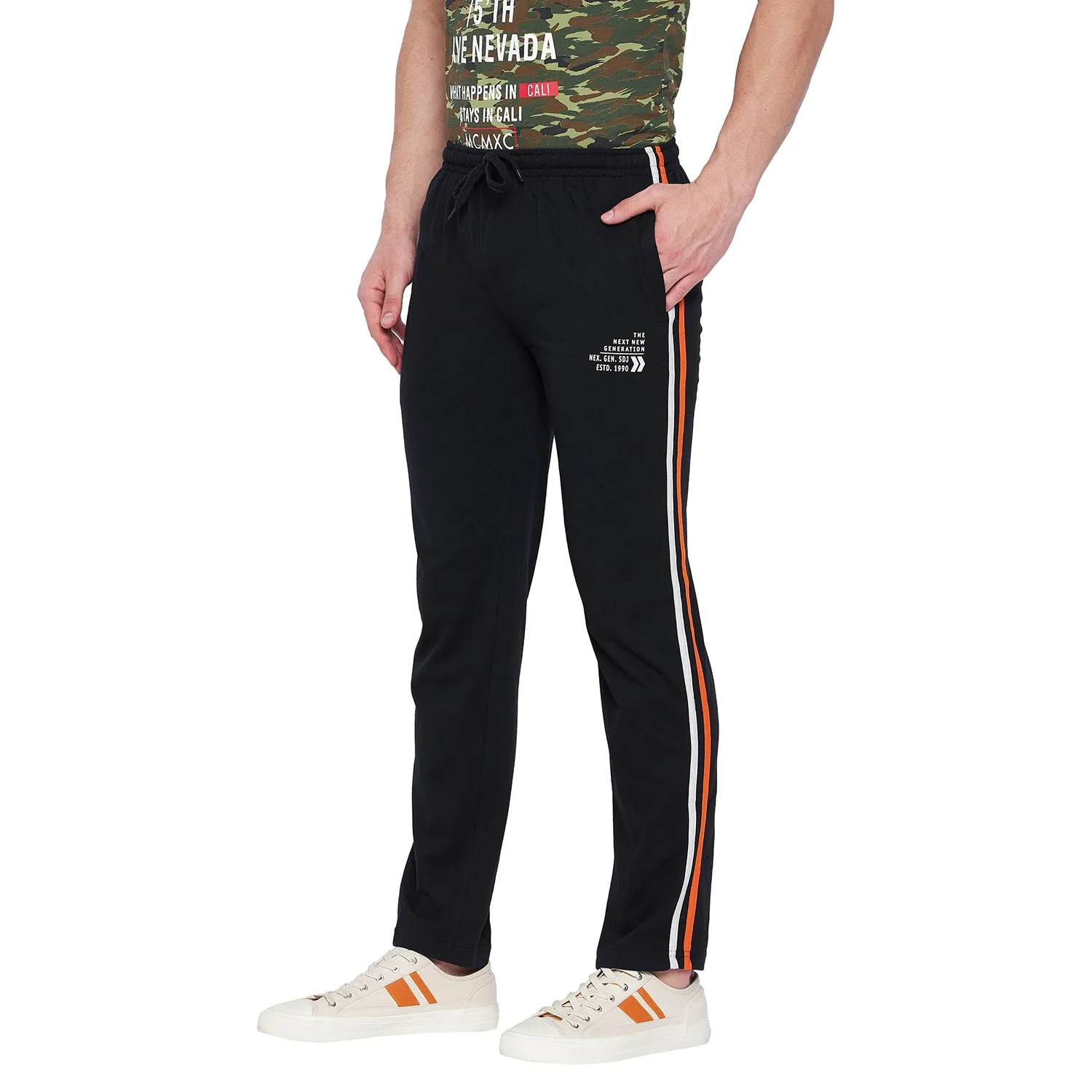 Duke Stardust Men Solid Regular Track Pant (MLF5622)