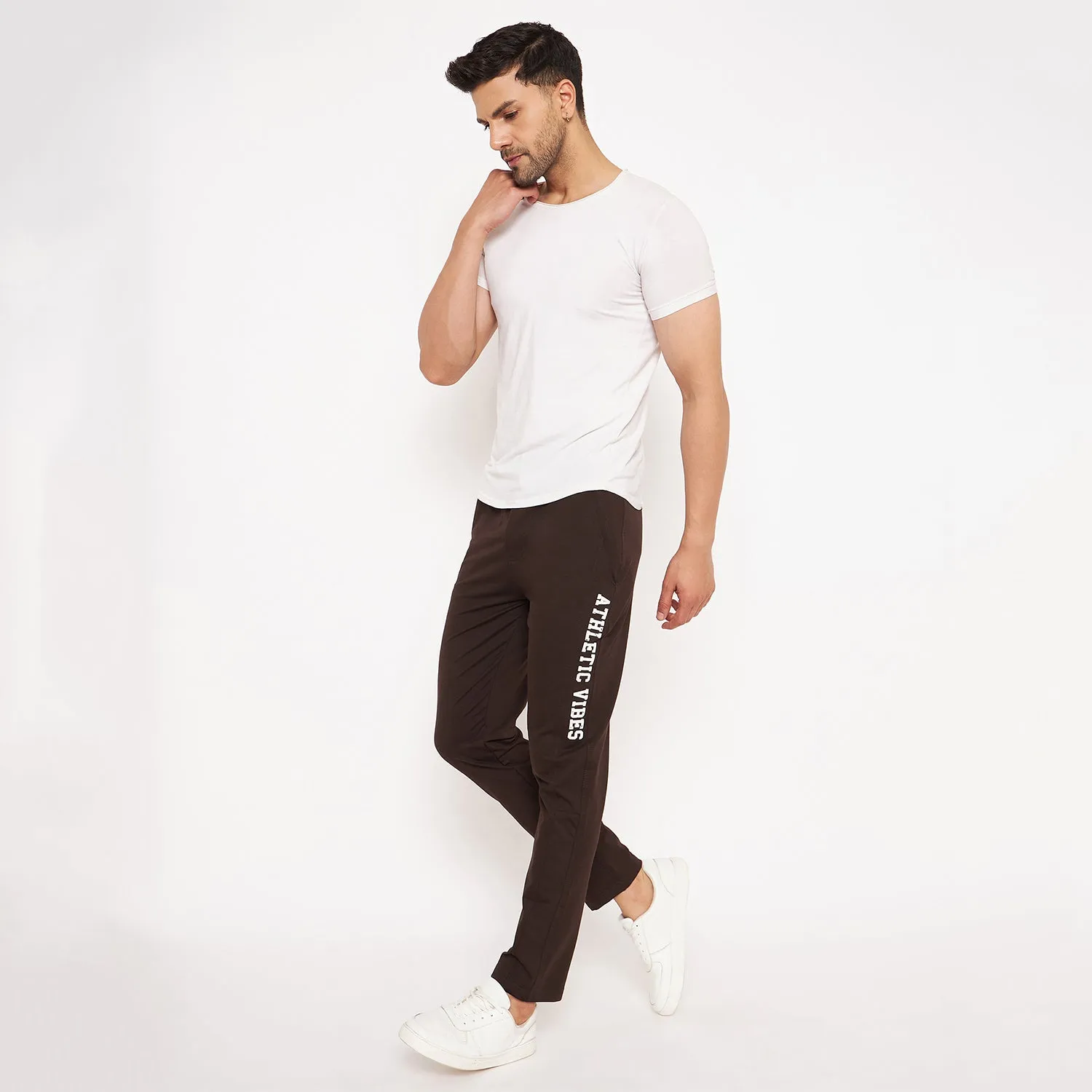 Duke Stardust Men Solid Track Pant (LF5695)
