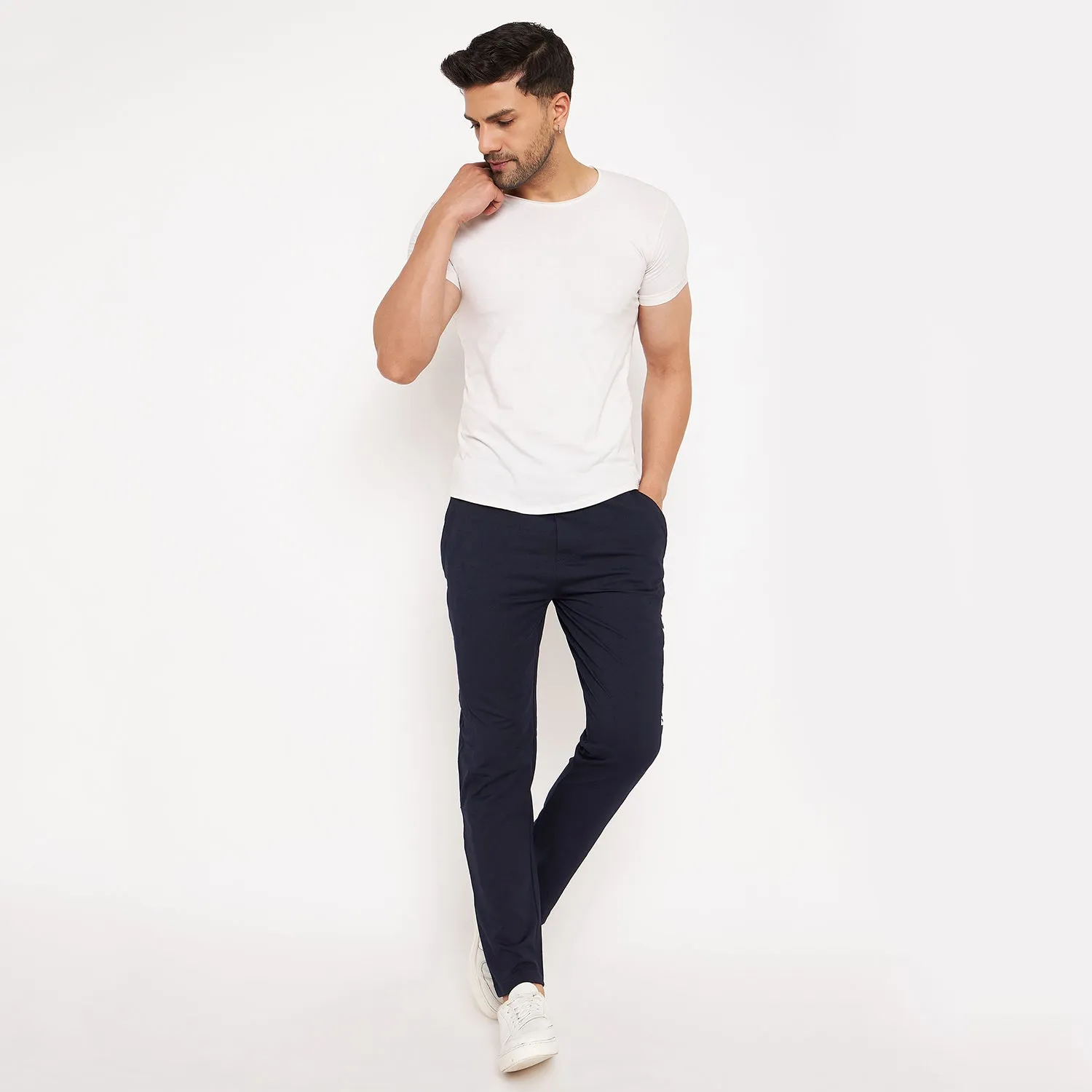 Duke Stardust Men Solid Track Pant (LF5695)