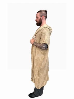 Flatlock stitching Dunara  Cloak