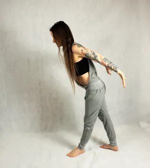 Dungarees yoga pants jumpsuit