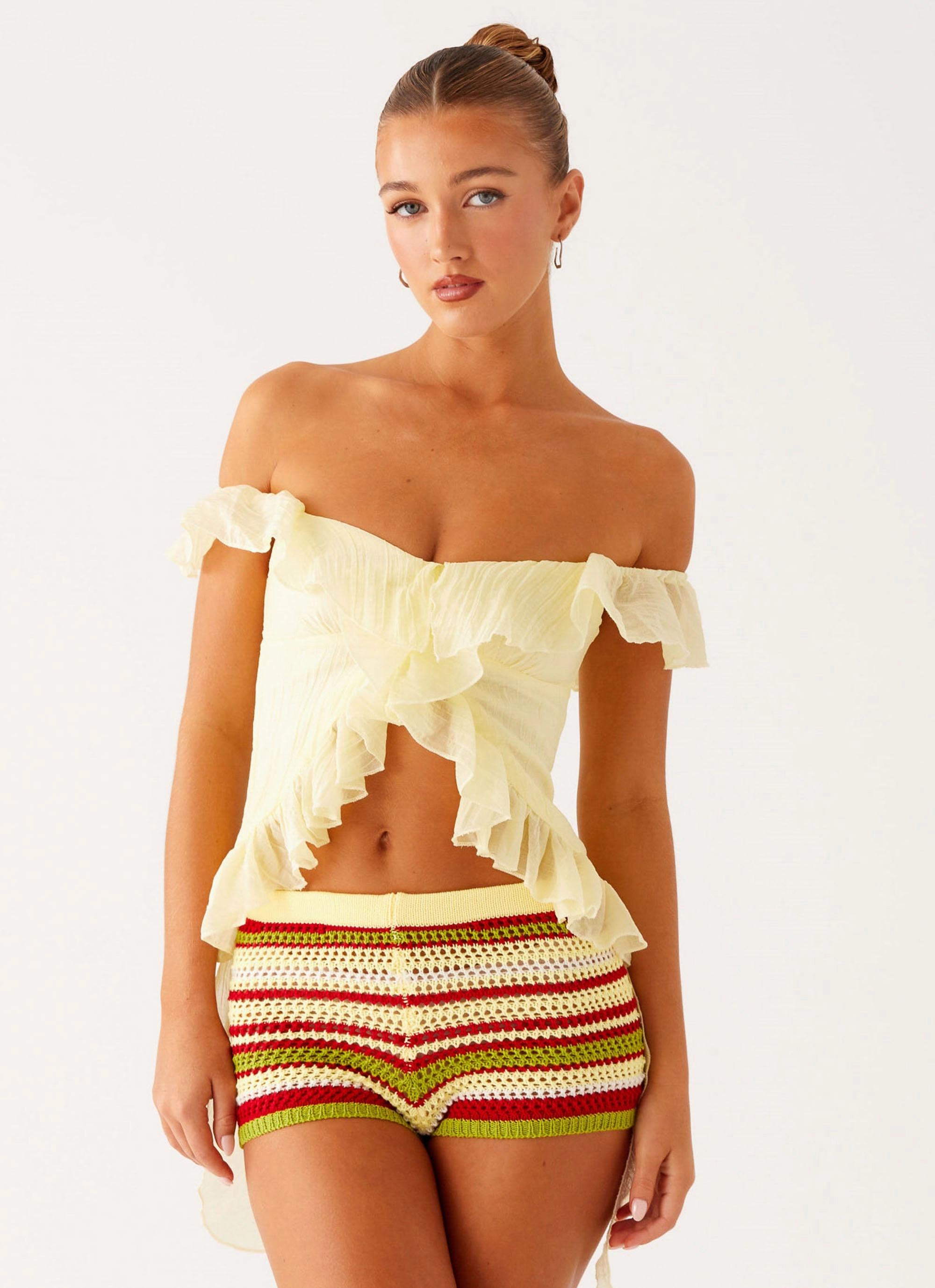 Miffy Mini Shorts - Yellow Multi Move Comfort Training Wear