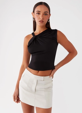 Vouge Low Rise Mini Skirt - Grey Wide fit Reinforced Stitching