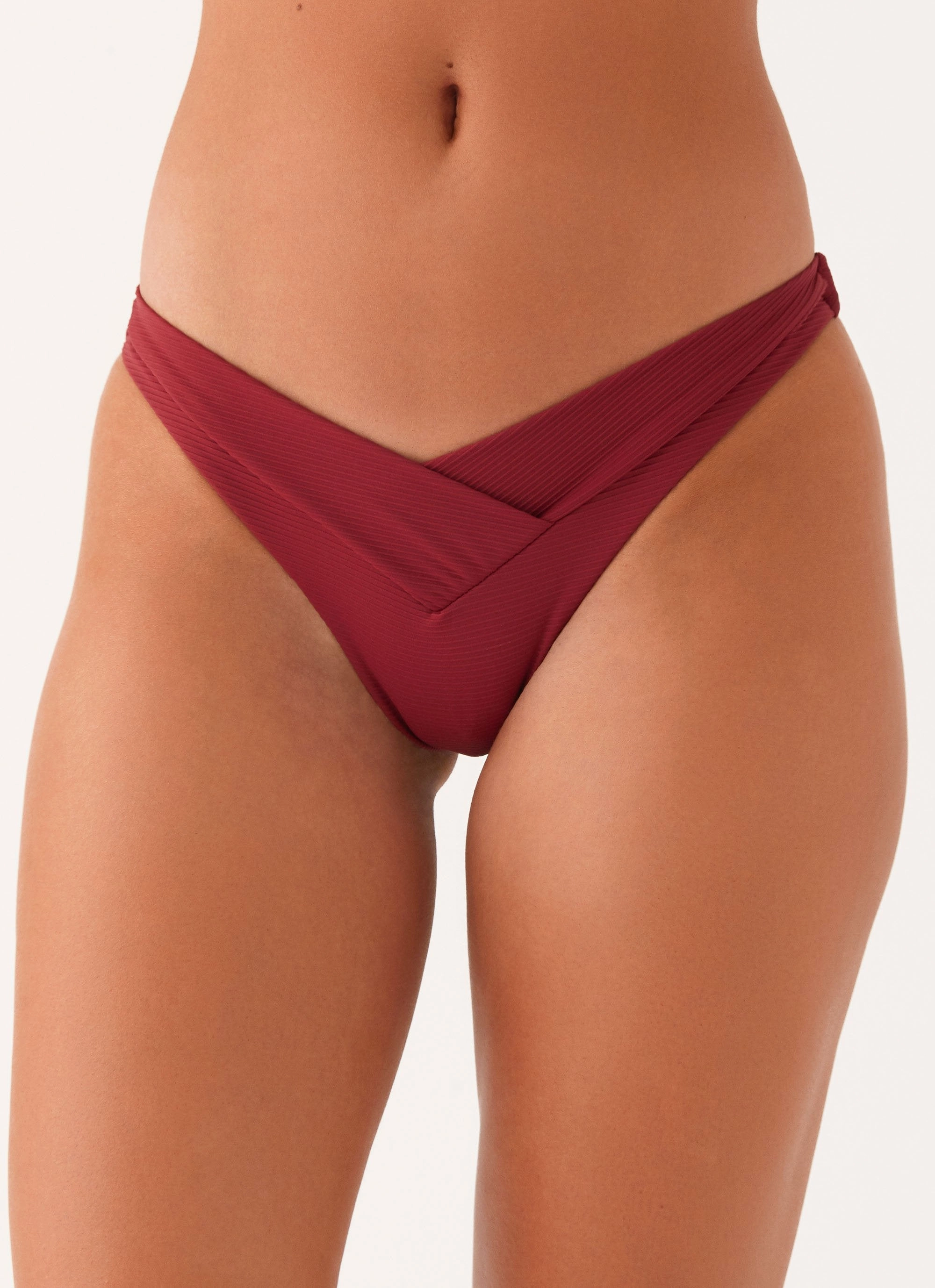 Delta Bikini Bottoms - Mulberry carbon-neutral