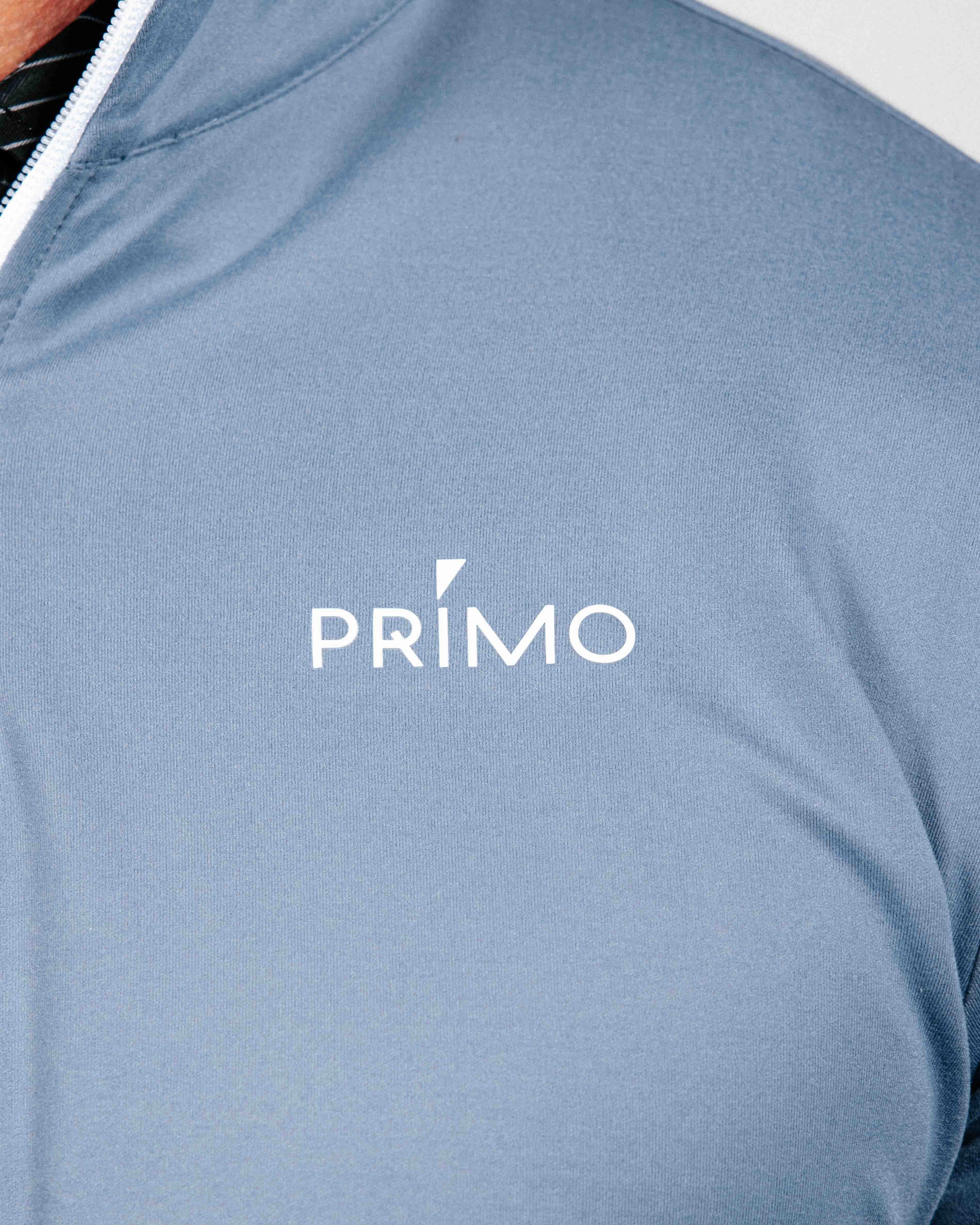 BioBased Fiber Dusty Blue Classic Quarter Zip