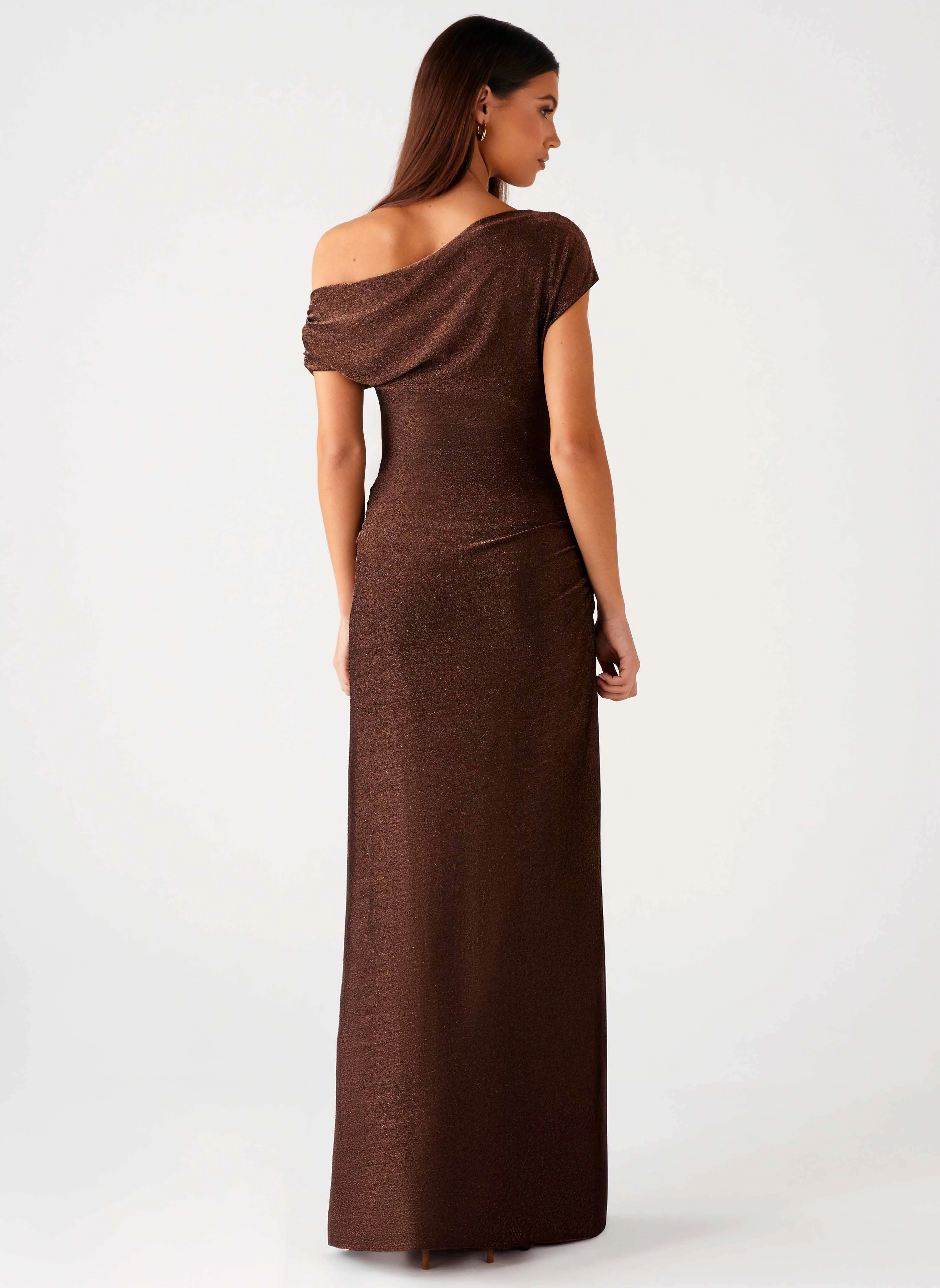 Effortless Layering Harvest Moon Maxi Dress - Chocolate