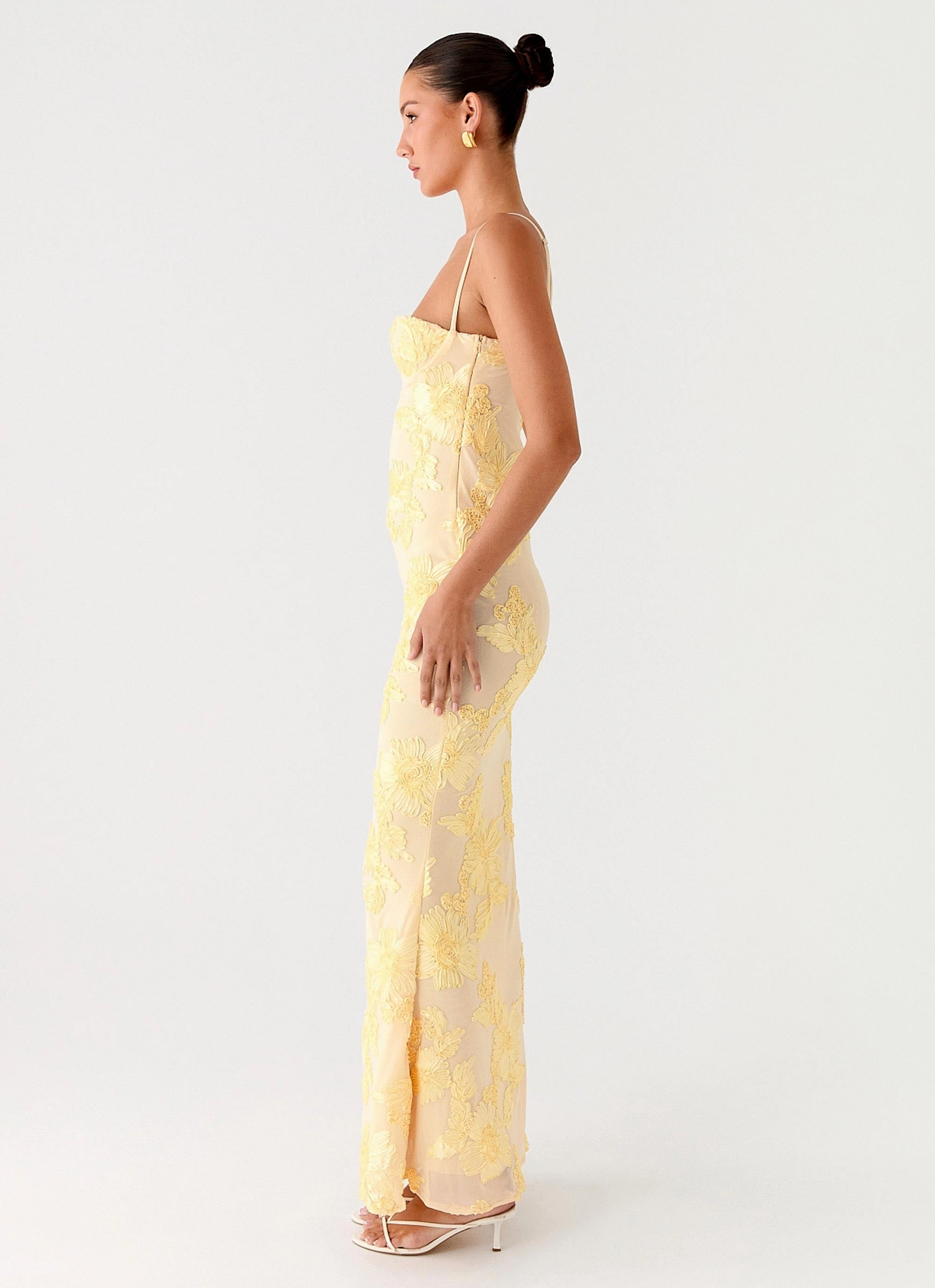 That Girl Maxi Dress - Lemon Euro Touch Light Fit