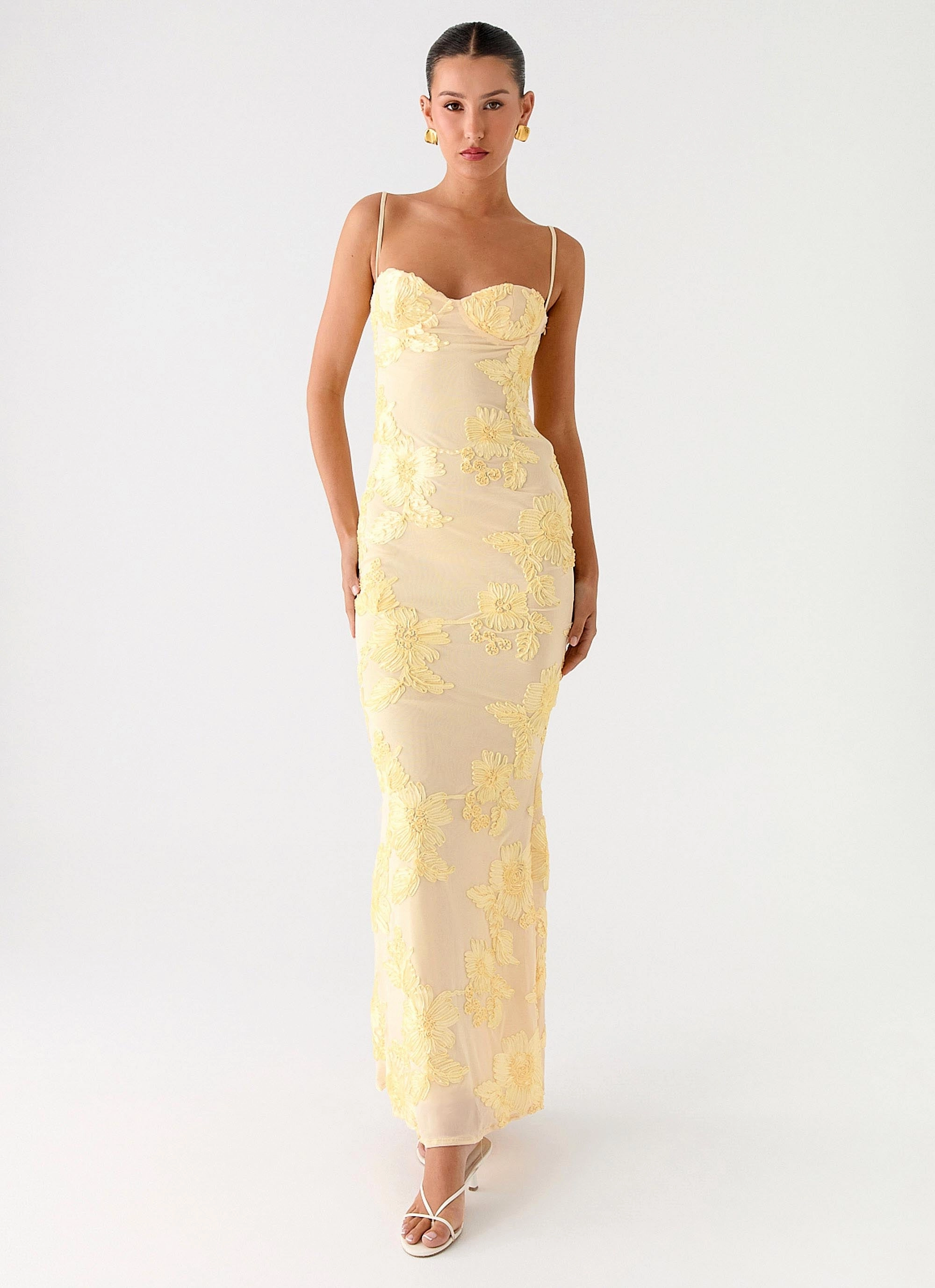 That Girl Maxi Dress - Lemon Lounge Feel
