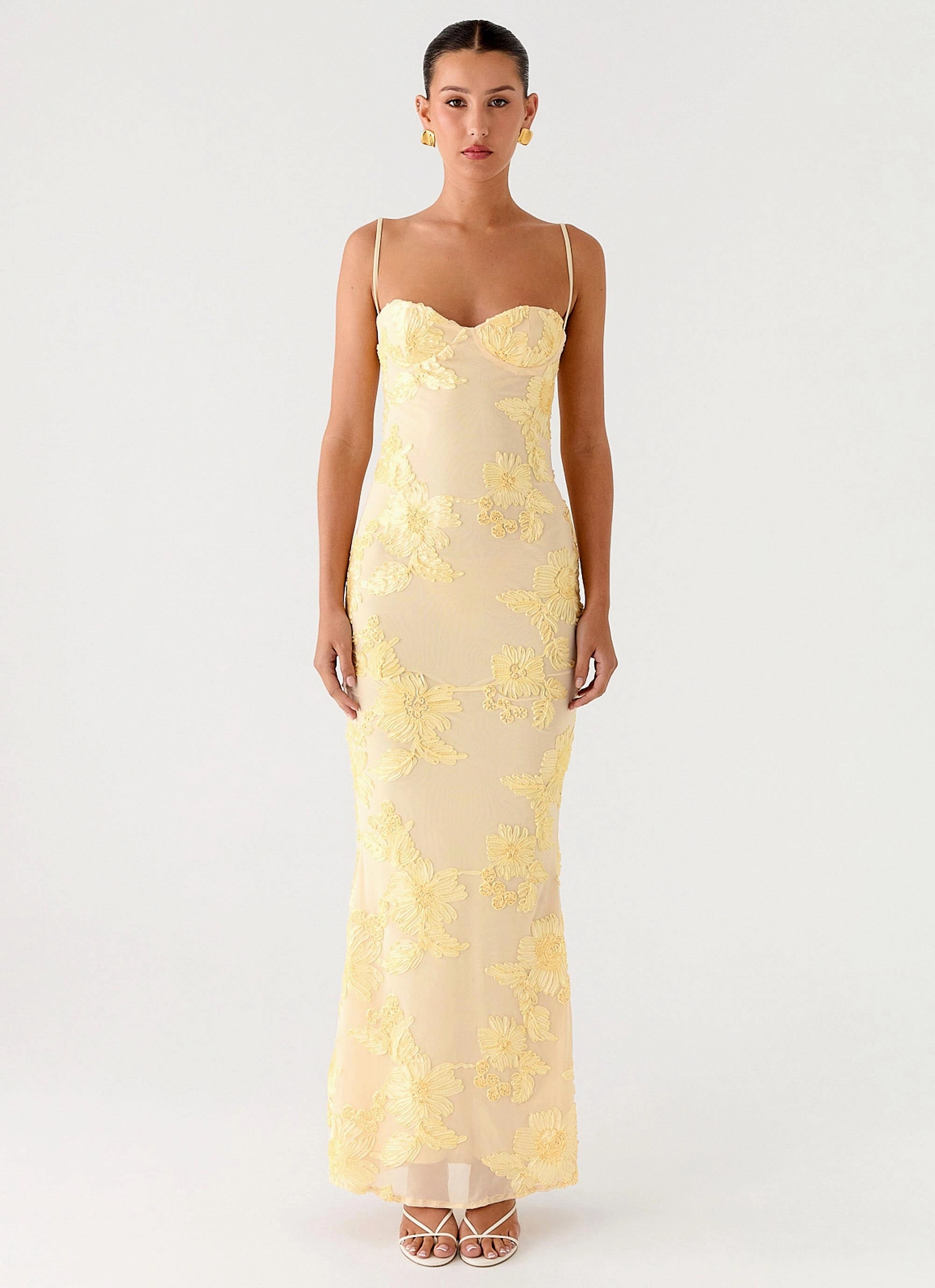 That Girl Maxi Dress - Lemon Upgrade-Option Cozy Energy