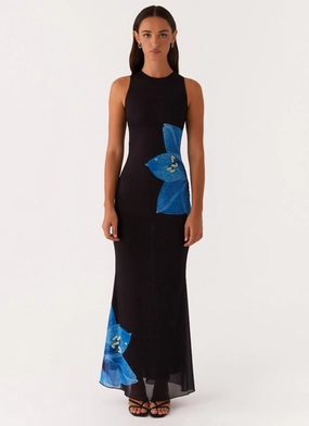 All Fit Style Manhattan Nights Maxi Dress - Black
