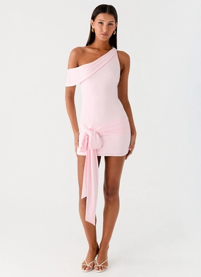 All Day Mini Dress - Baby Pink Chic Energy