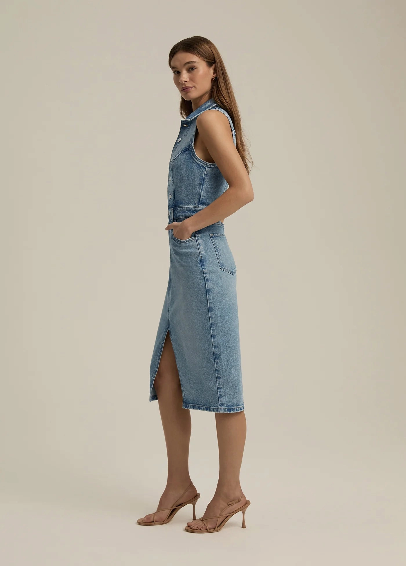 Favorite Daughter The Halter City Dress Casual Elegance Tall Fit