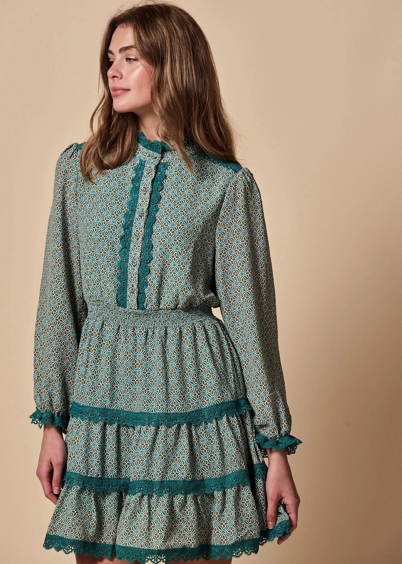 The Shirt The Angela Dress Inner Glow Romantic date dress