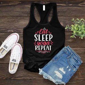 Eat Sleep Yoga Repeat Women's Tank Top