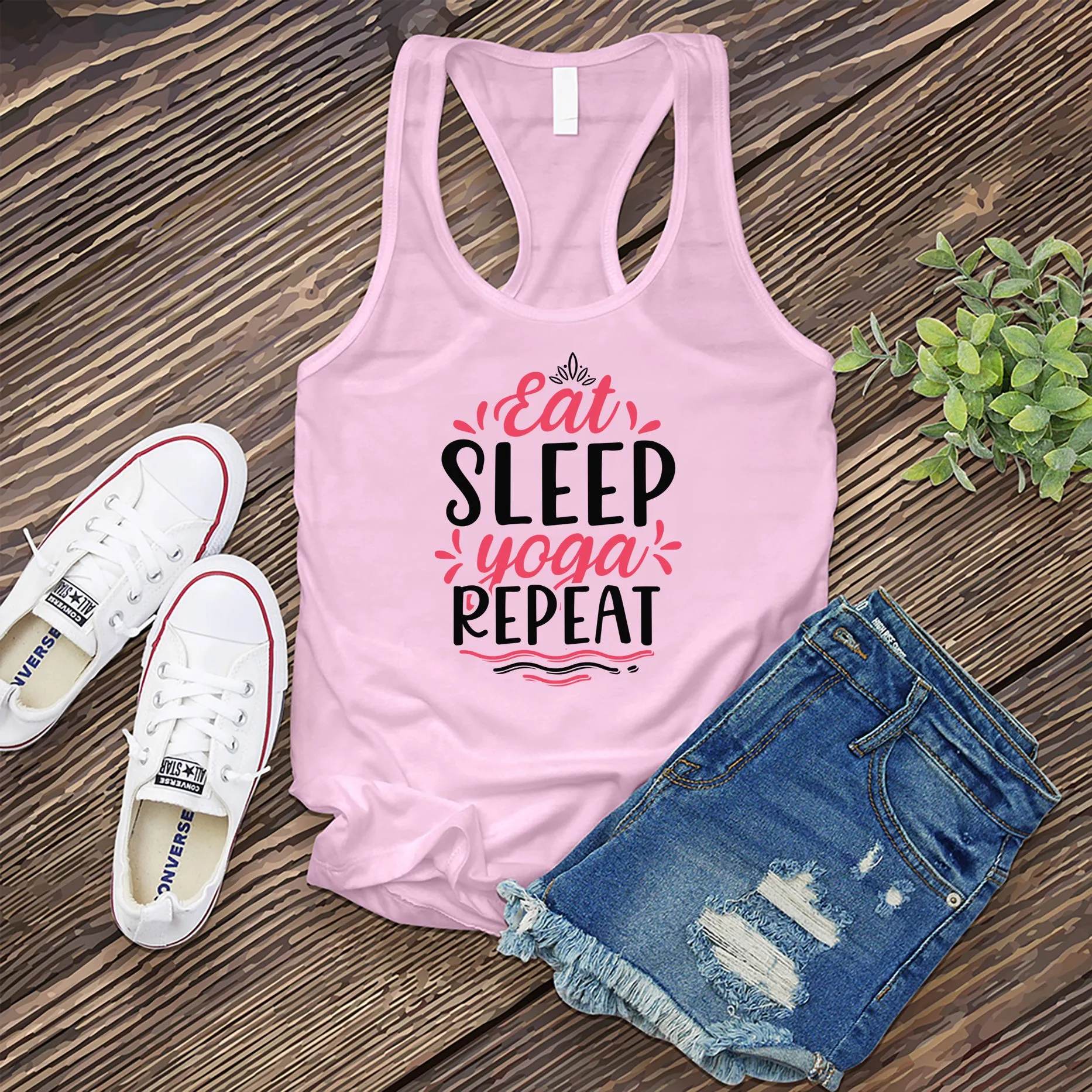 Eat Sleep Yoga Repeat Women's Tank Top