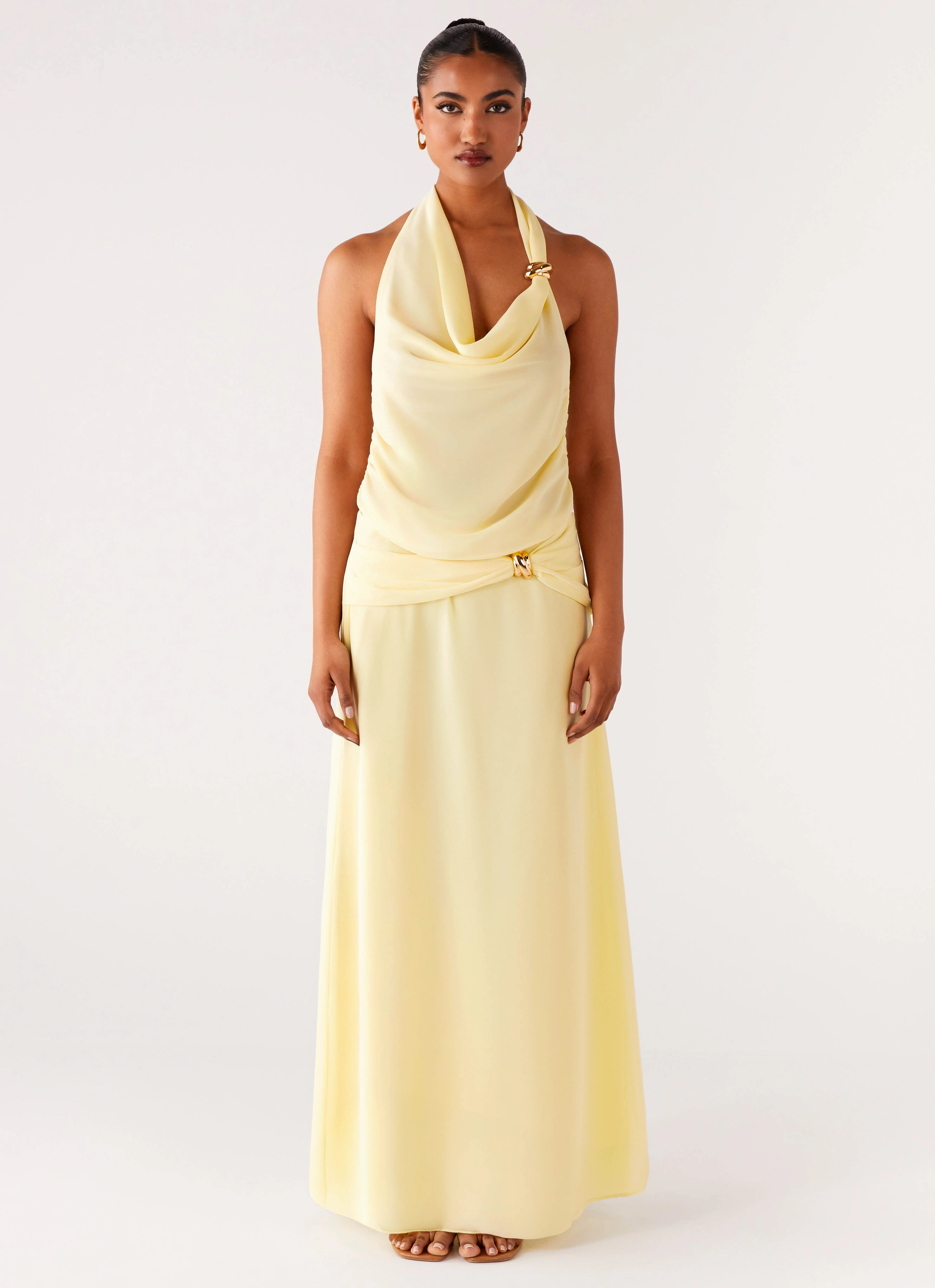 Ripstop Reinforcement Anuhea Maxi Skirt - Yellow
