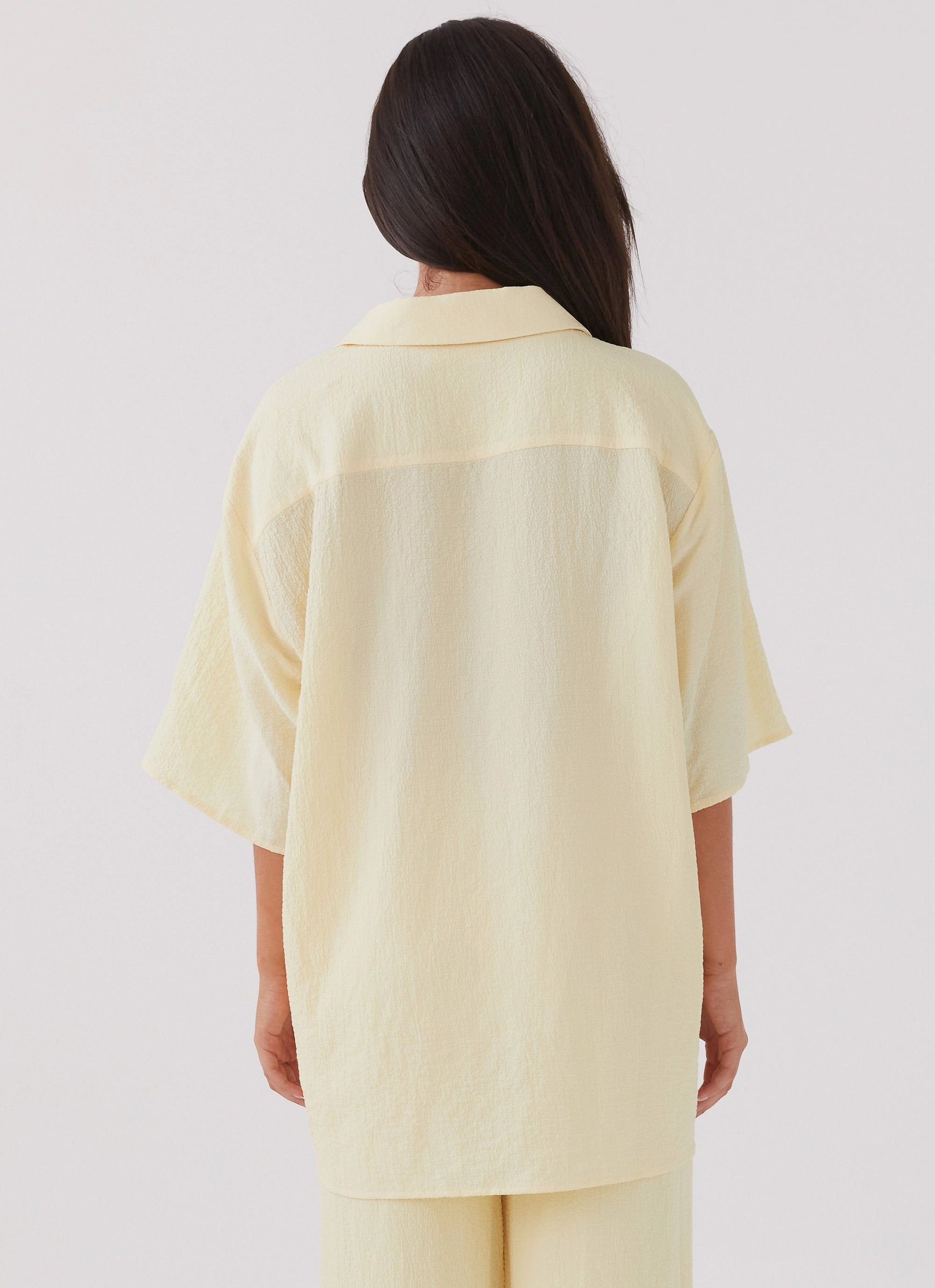 The Good Days Shirt - Lemon Anti Pill Surface Stretchable Material