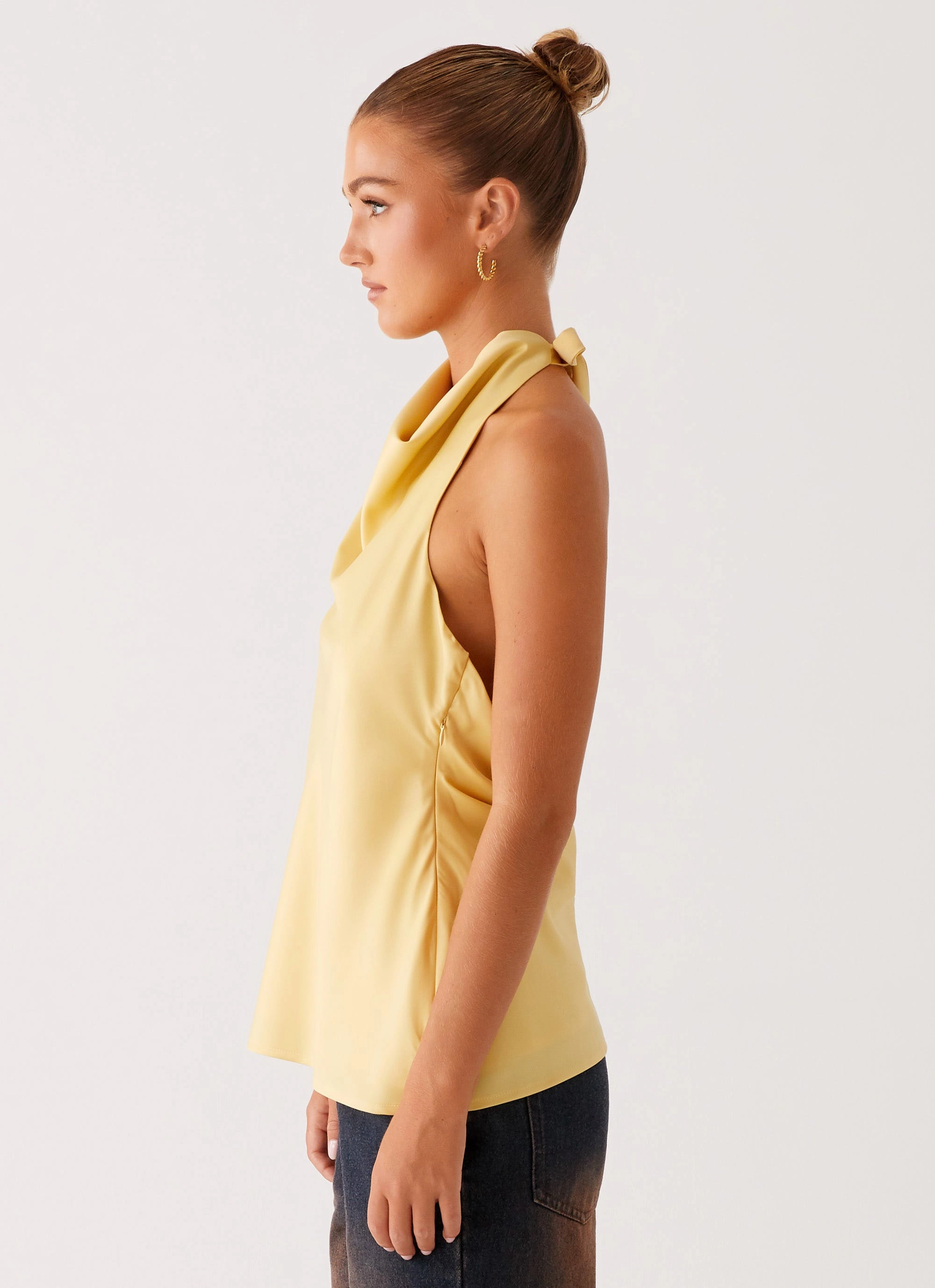 Carsen Halter Top - Yellow QuickRelease Fastener