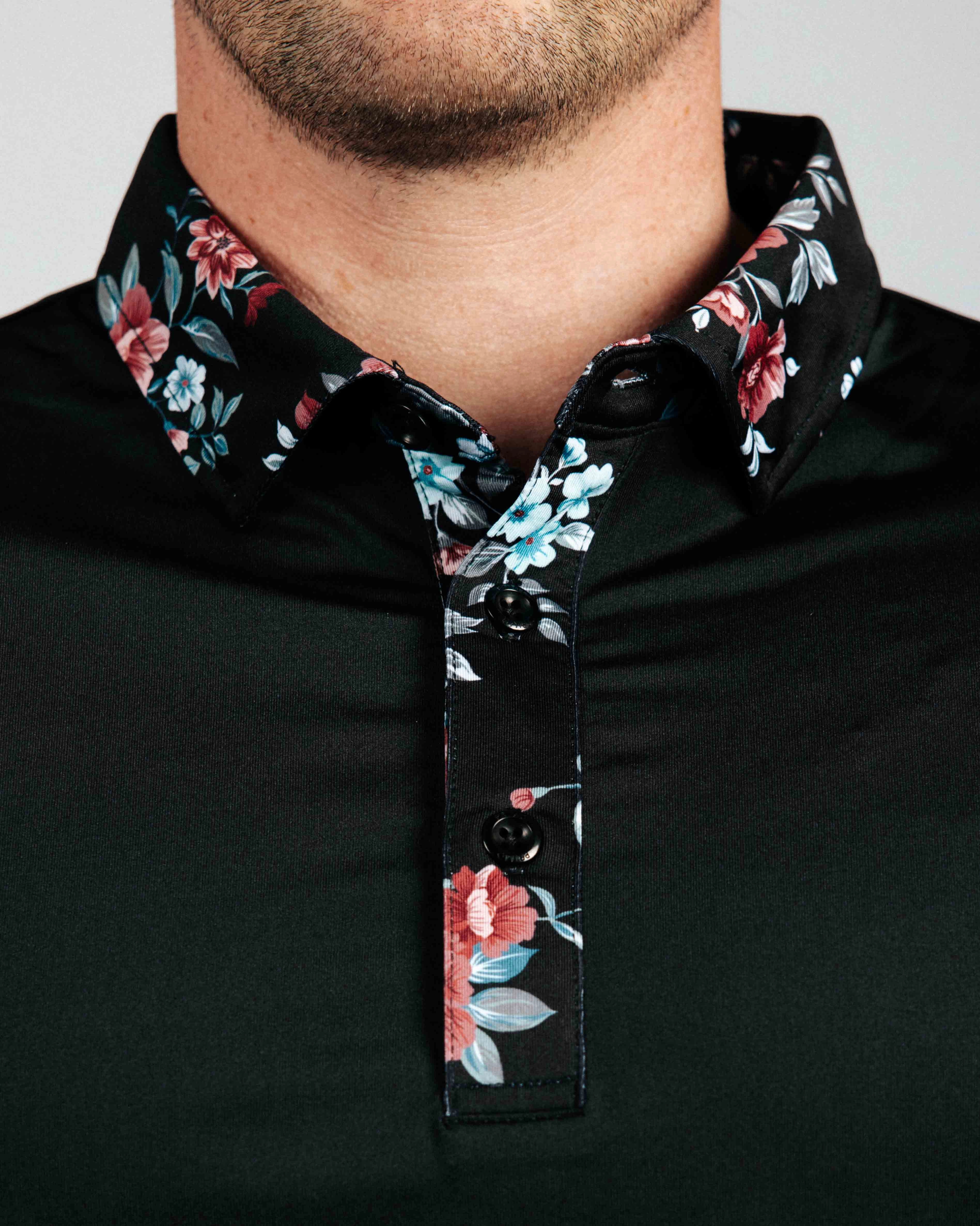 Midweight Four Way Stretch Convertible Collar Eden Classic Polo