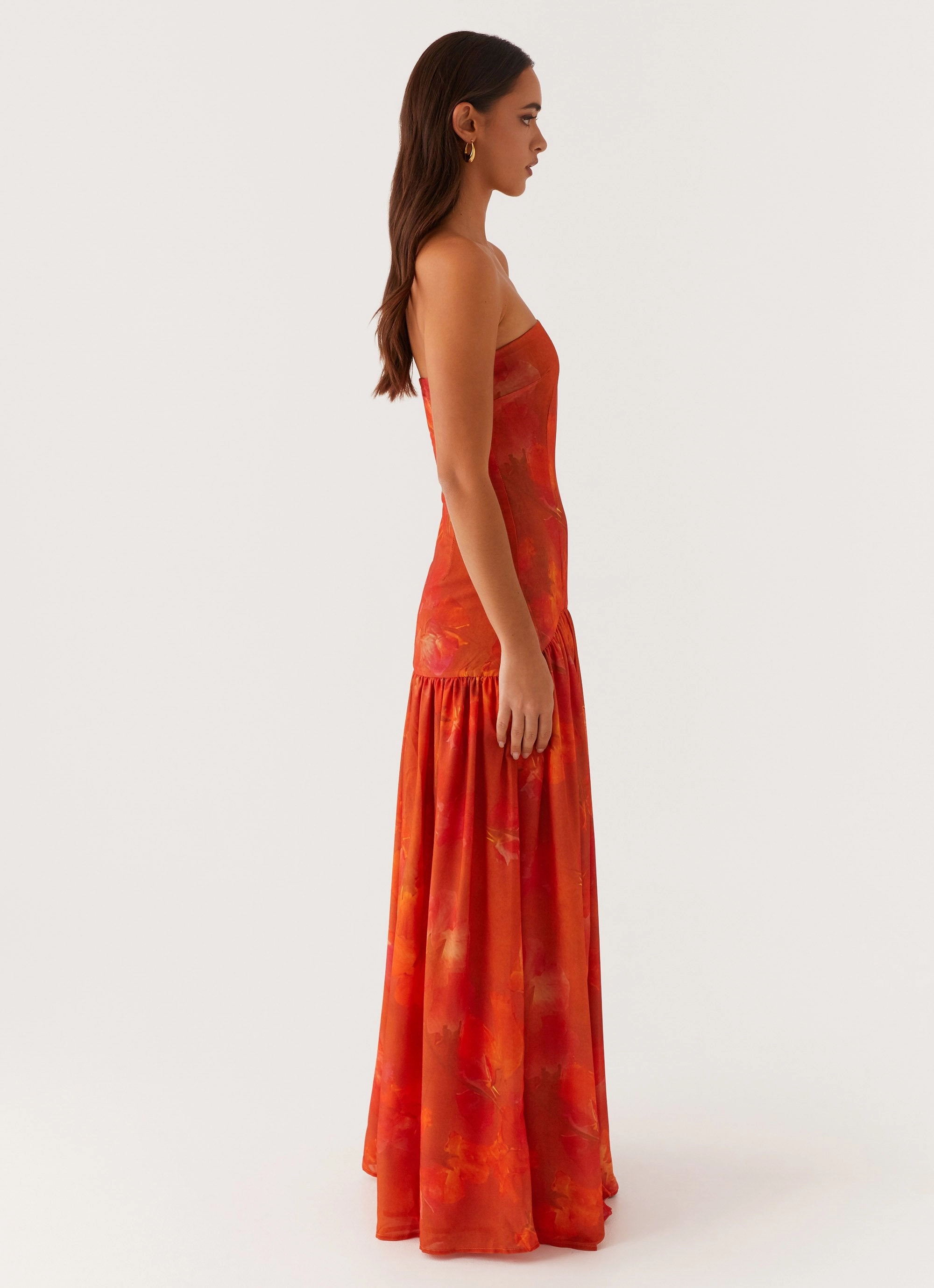 Flexible Style Eden Strapless Maxi Dress - Amber