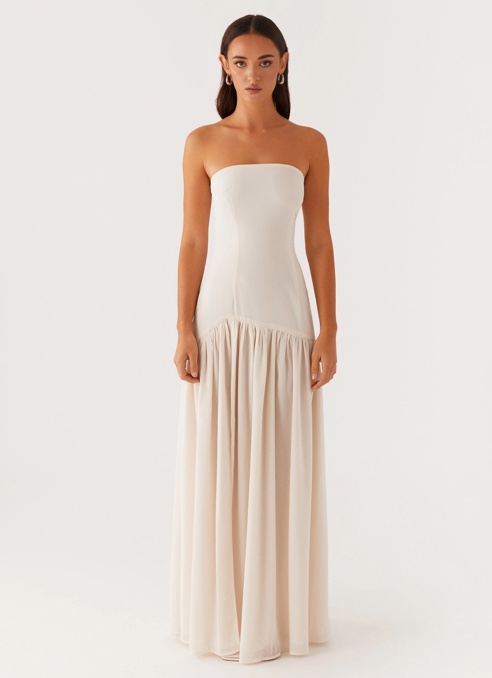 Eden Strapless Maxi Dress - Ivory Comfortable Wear