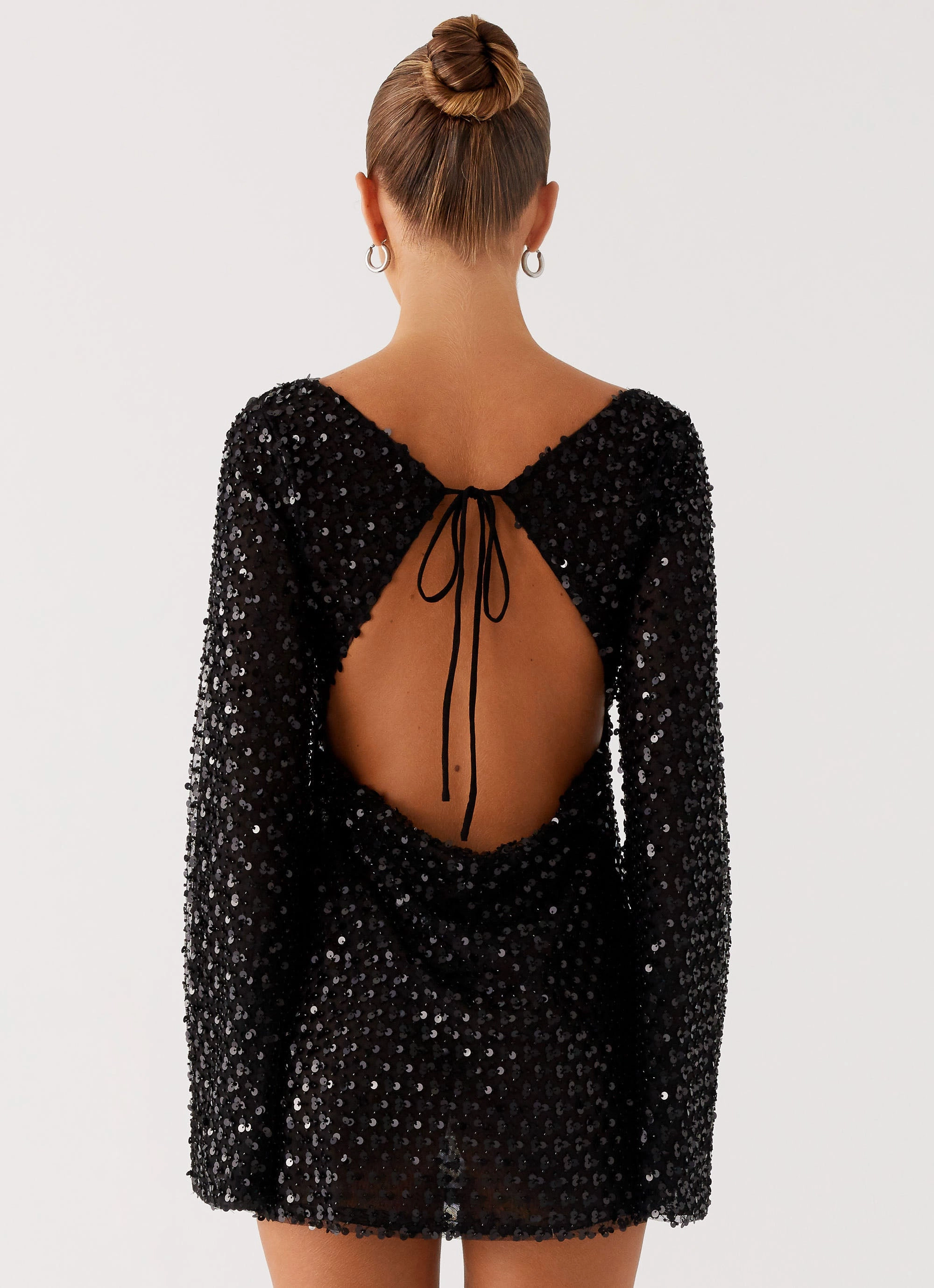 Refined Stitch Edessa Sequin Mini Dress - Black