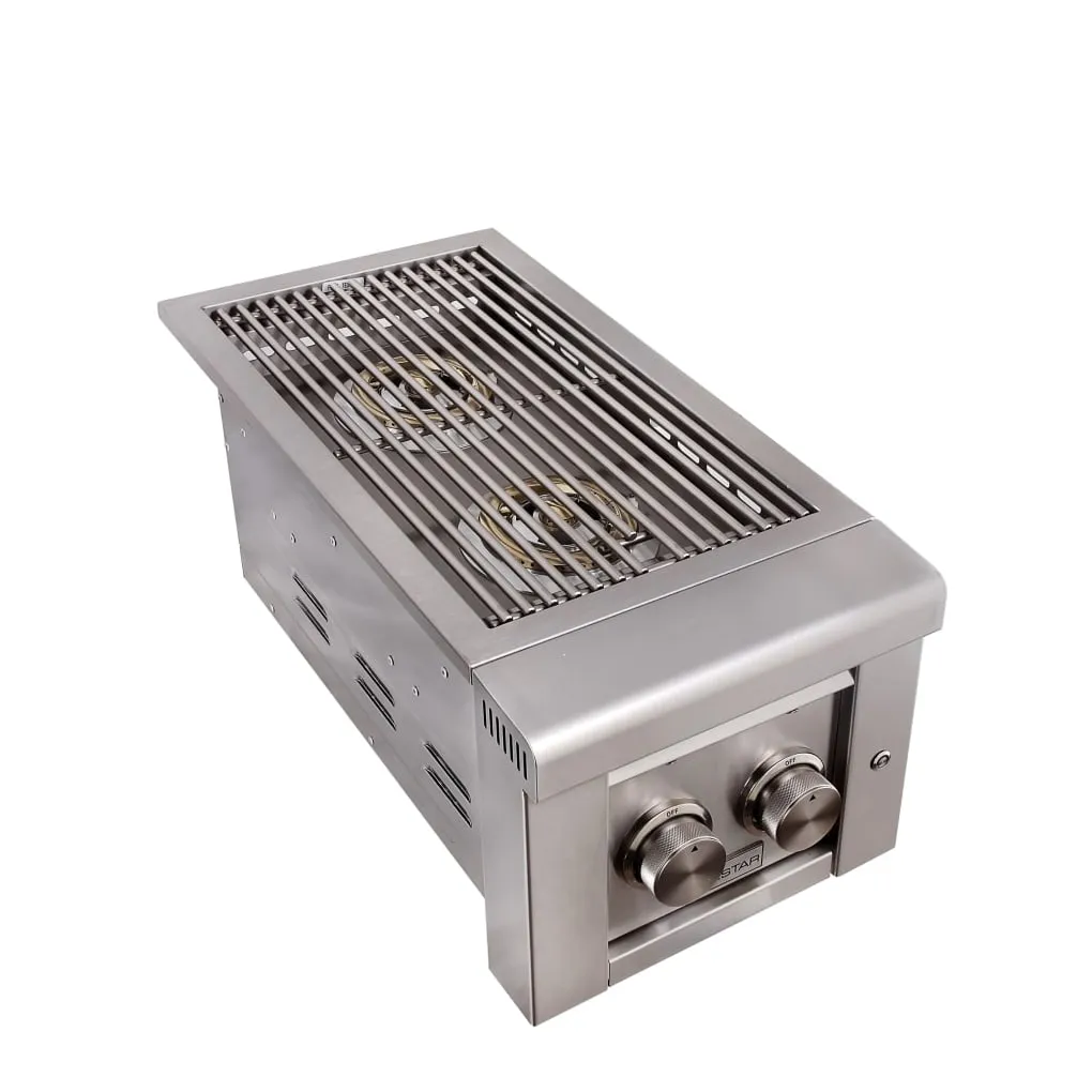 Edgestar ESB2LP 26000 BTU 13" Wide Liquid Propane Side Burner in Stainless Steel