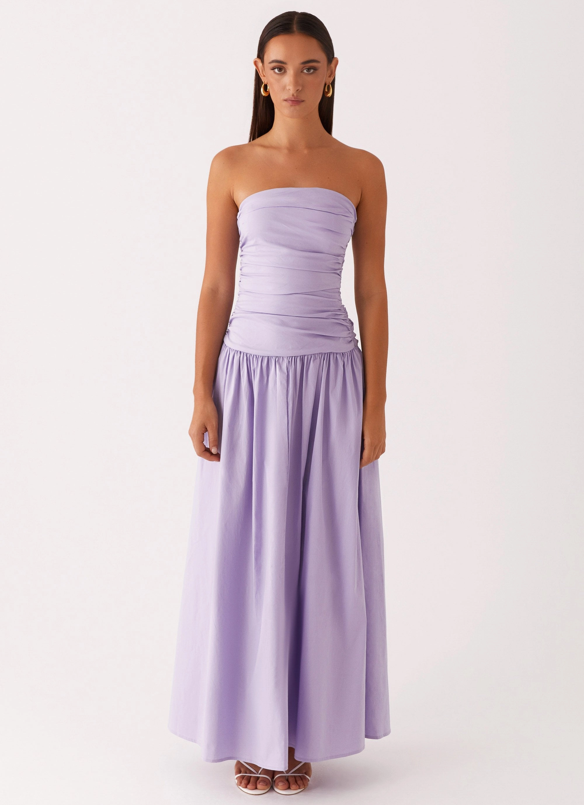 Perfect Length Carmel Maxi Dress - Lavender