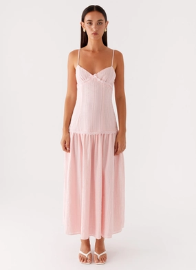 Found You Midi Dress - Pink Summer Wardrobe