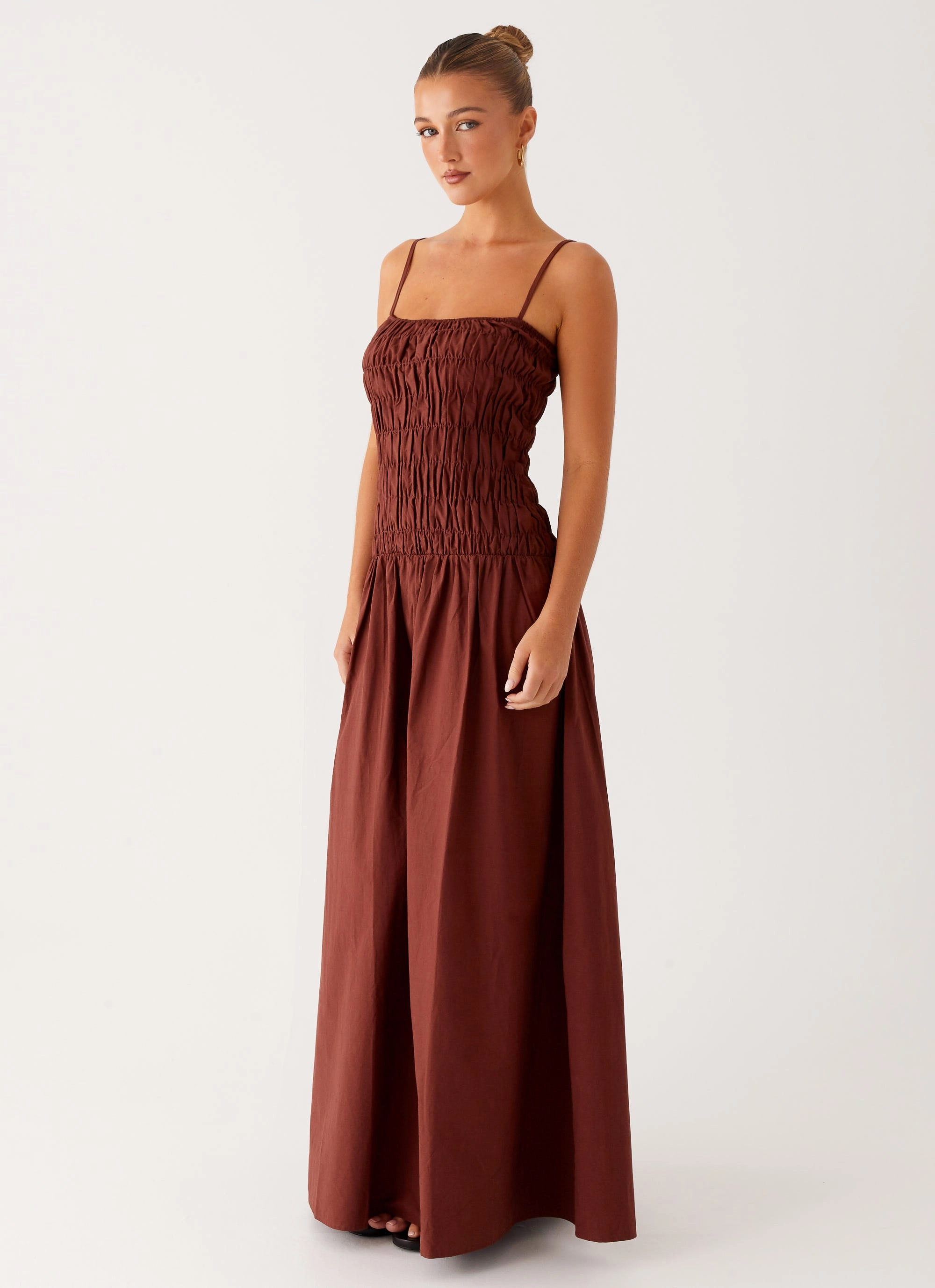 Brooke Maxi Dress - Chocolate Everyday Use