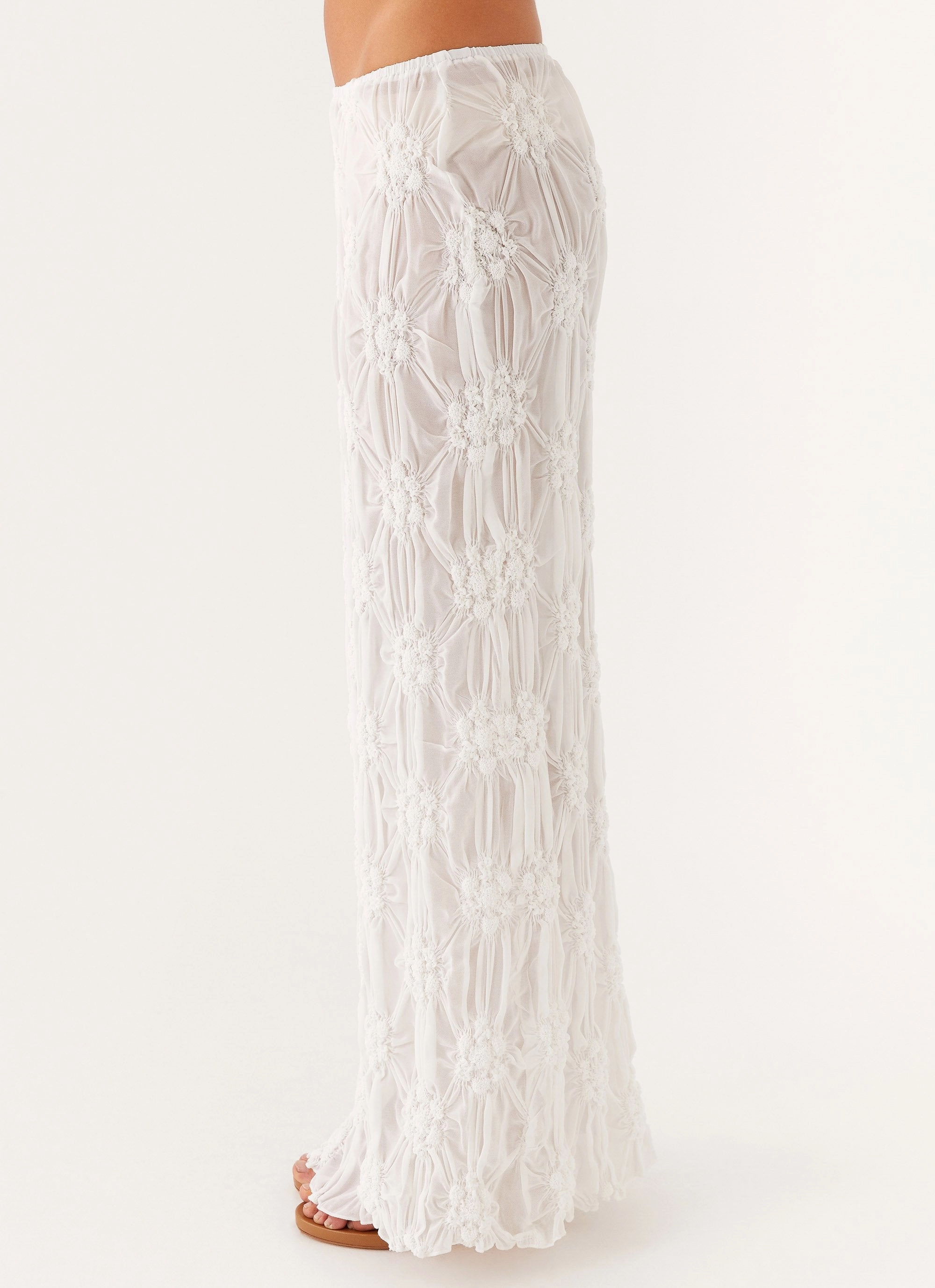 Effortlessly Low Rise Maxi Skirt - Ivory UVProtectionCoating Anti Pilling Surface