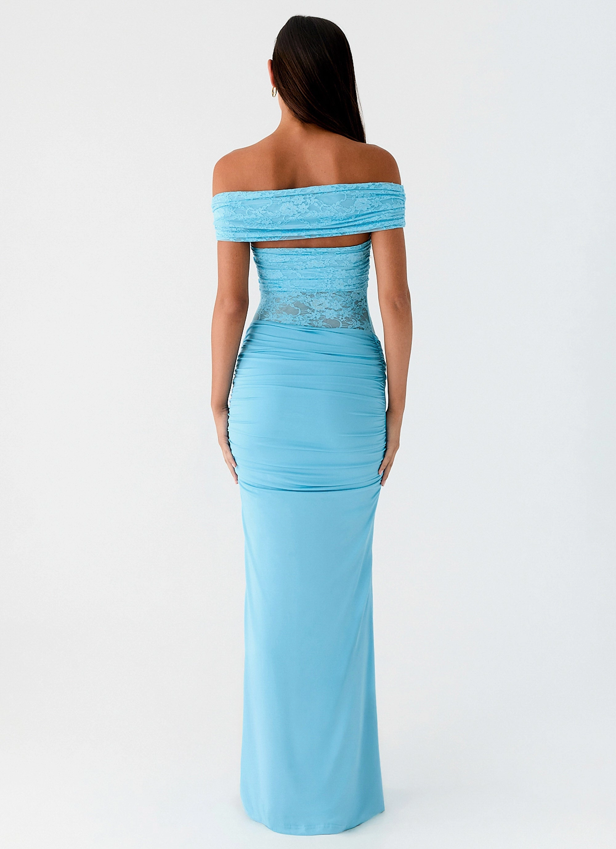 Either Way Maxi Dress - Turquoise Blue Solid-color Vacation Vibes