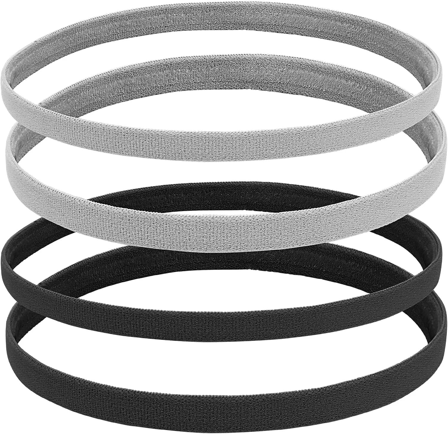 Elastic Non-Slip Sports Headbands Athletic Exercise Sport Football Silicone Grip Mini Sweatband Headwear Outdoor
