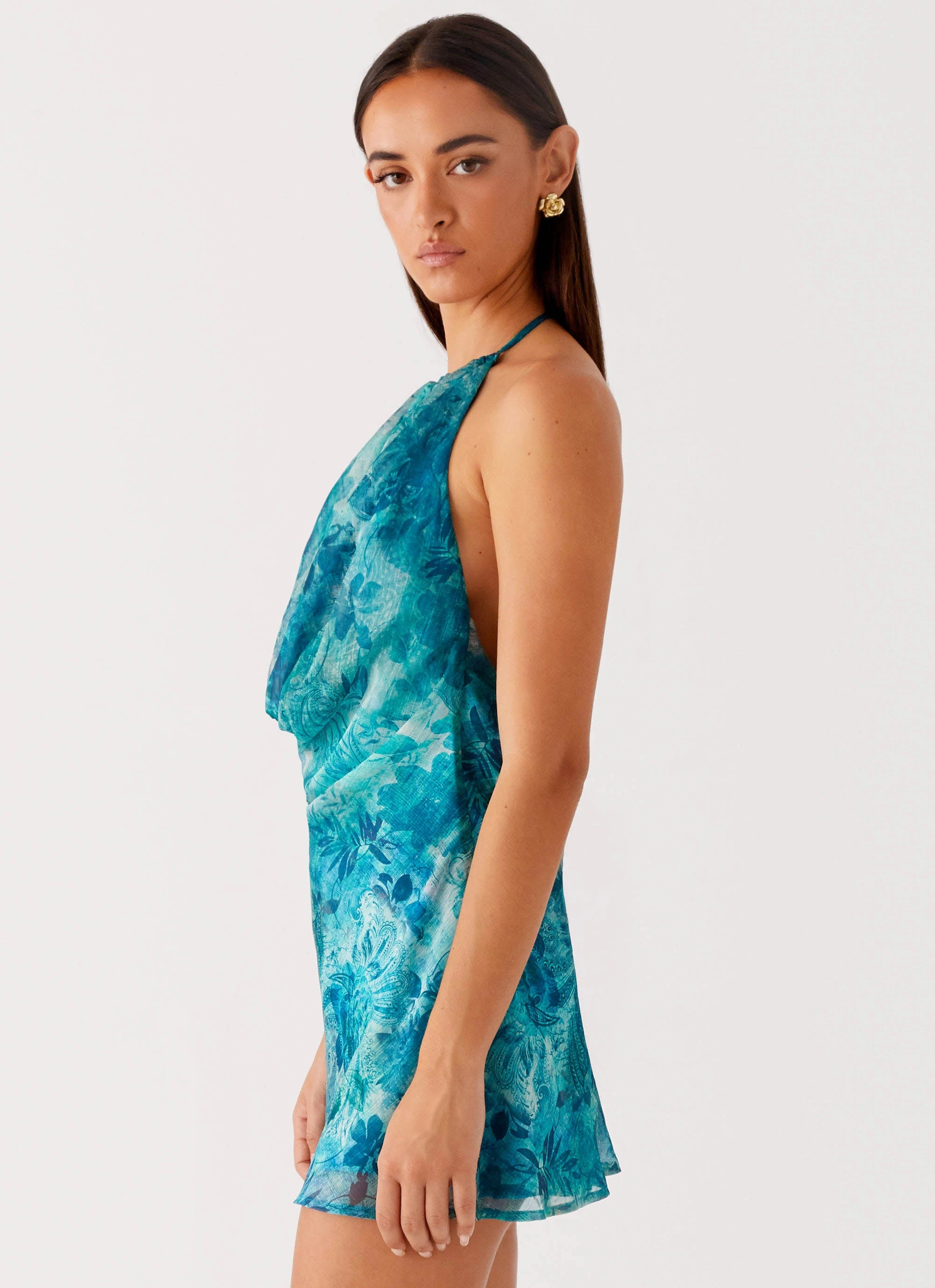 Sculpted Fit Quick Elegance Ele Mini Dress - Teal