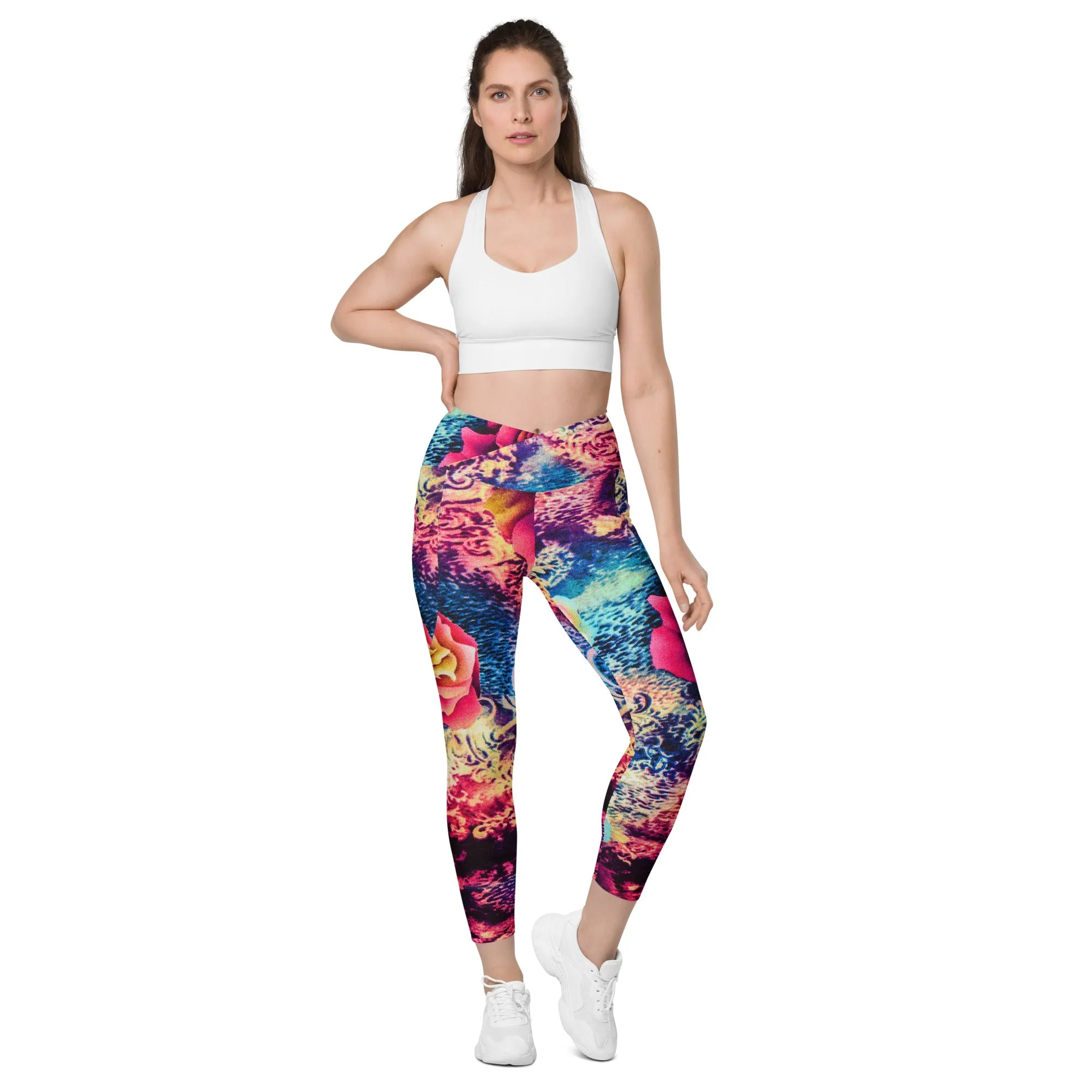 Elegant Garden Leggings with Pockets, lioness-love