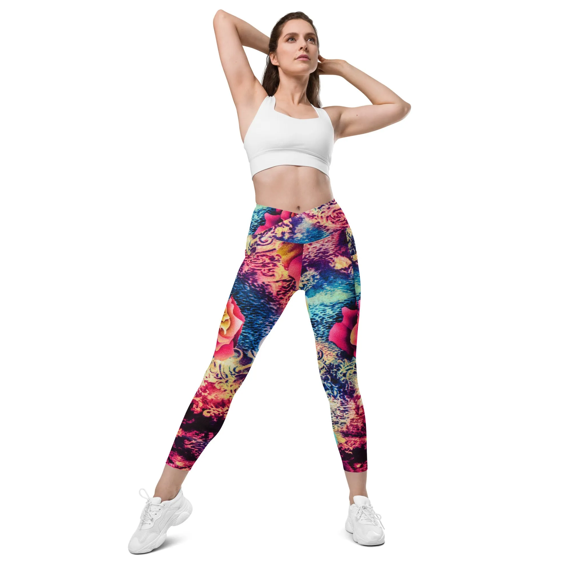 Elegant Garden Leggings with Pockets, lioness-love