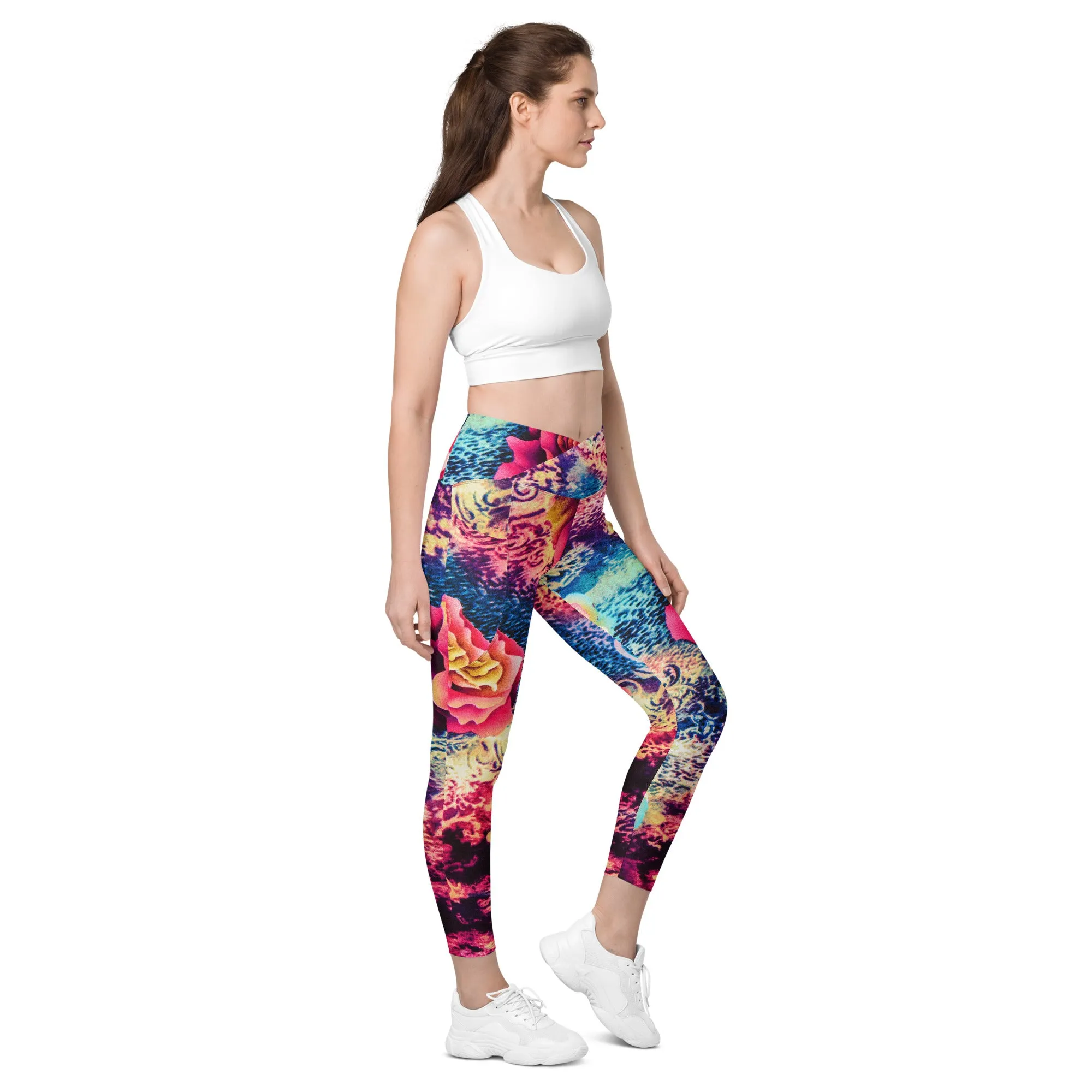 Elegant Garden Leggings with Pockets, lioness-love