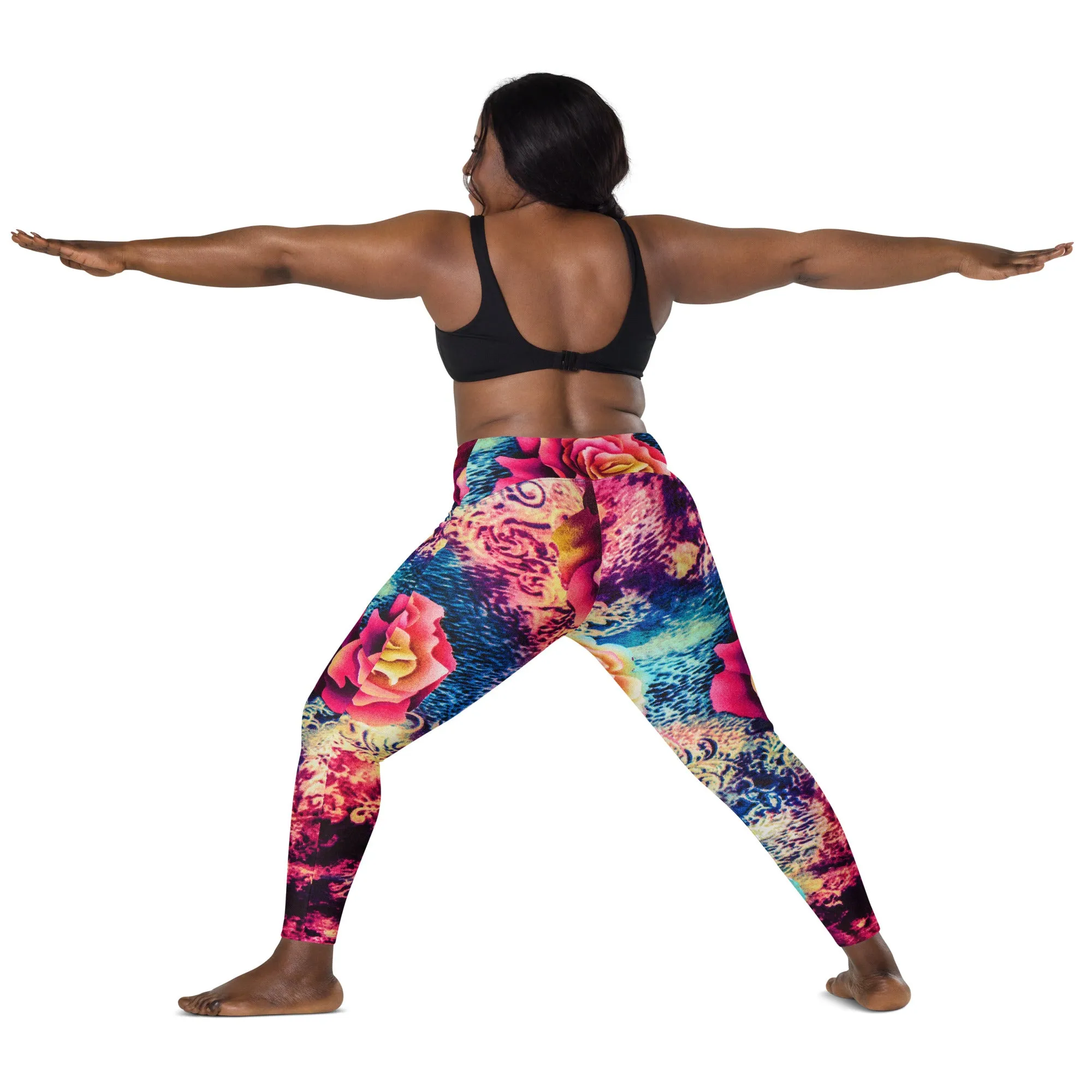 Elegant Garden Leggings with Pockets, lioness-love