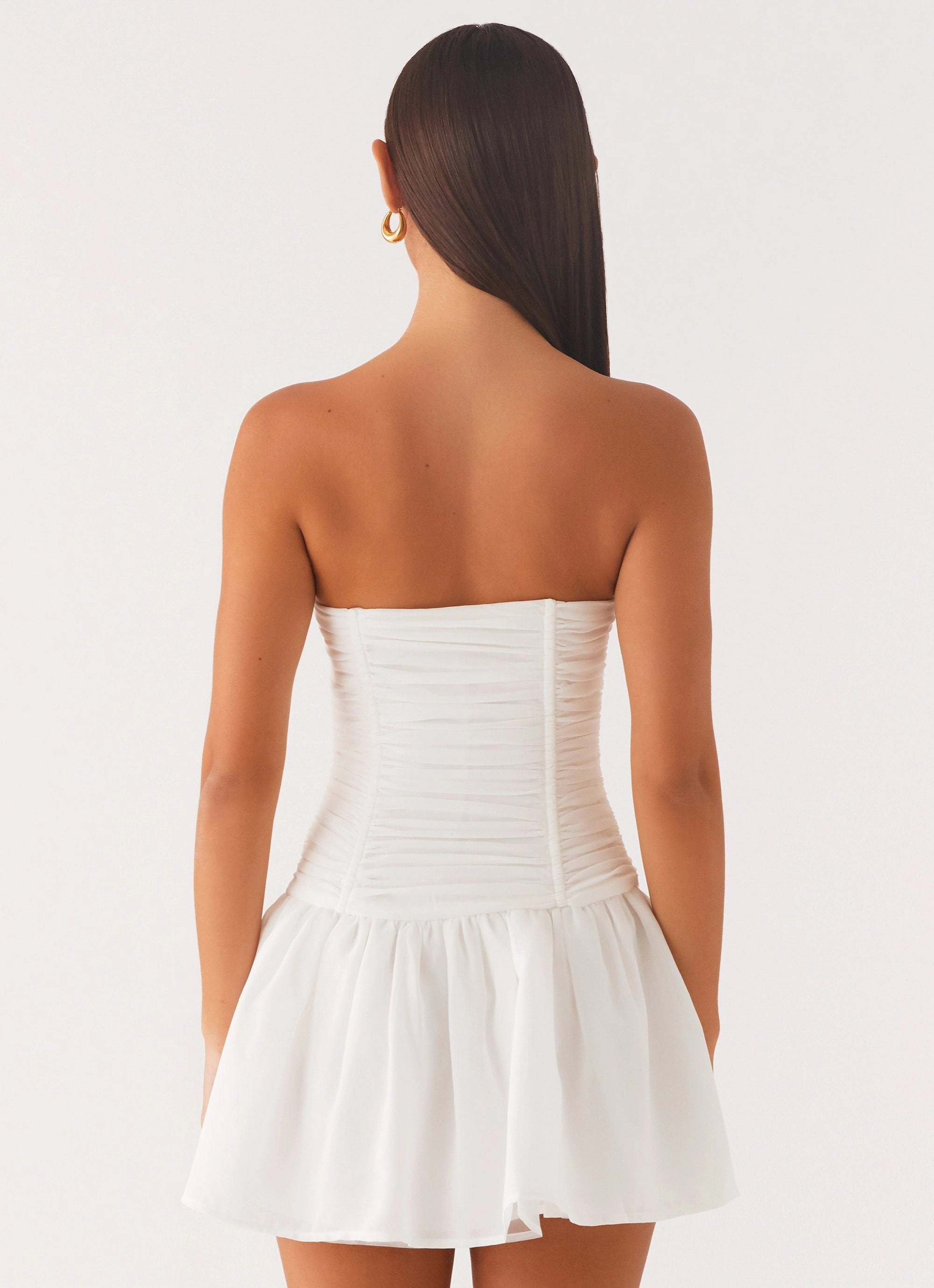 Meadow Dreams Mini Dress - White Summer Staple