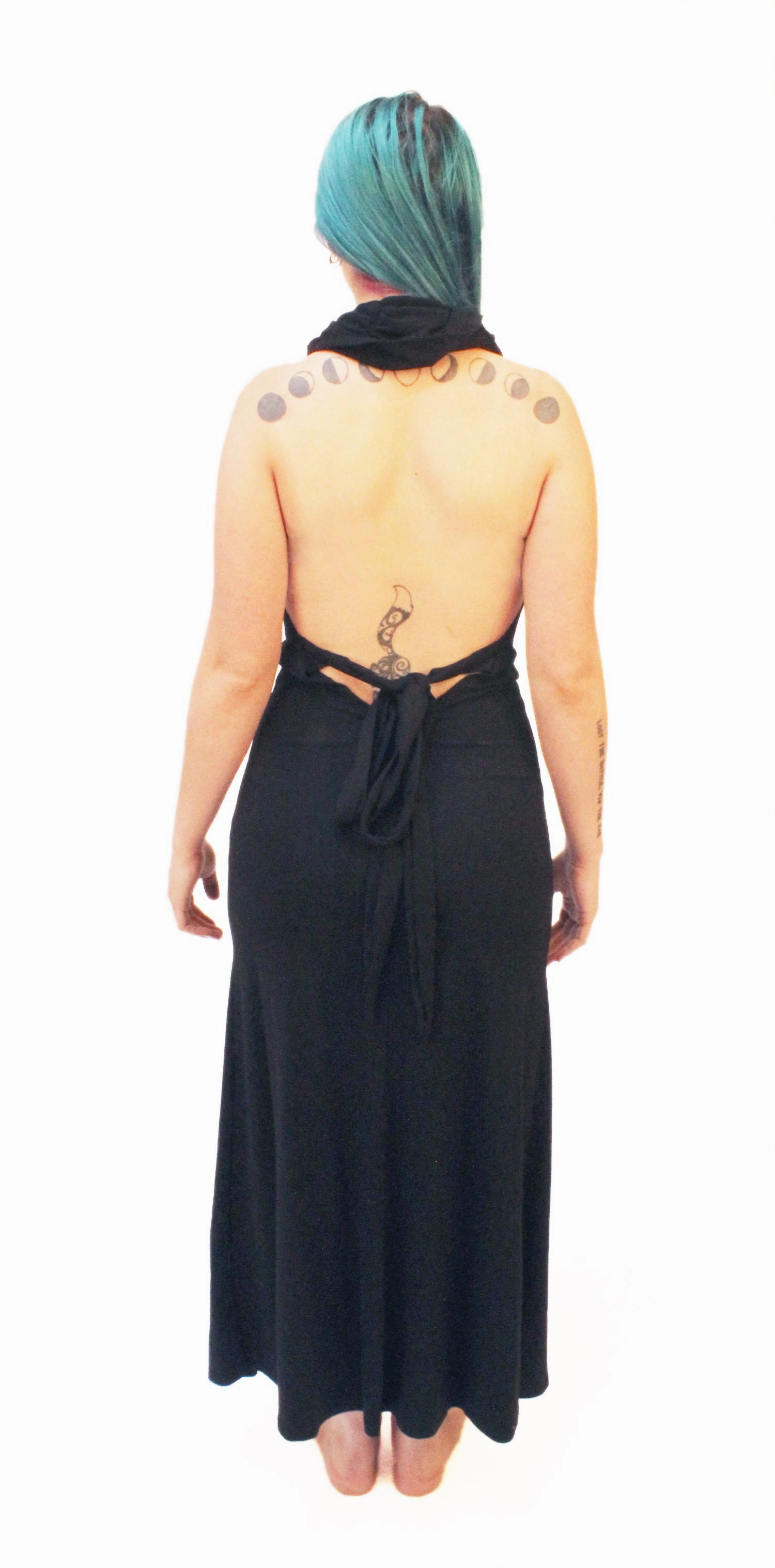Draped-Style Front-Slit Padme Dress