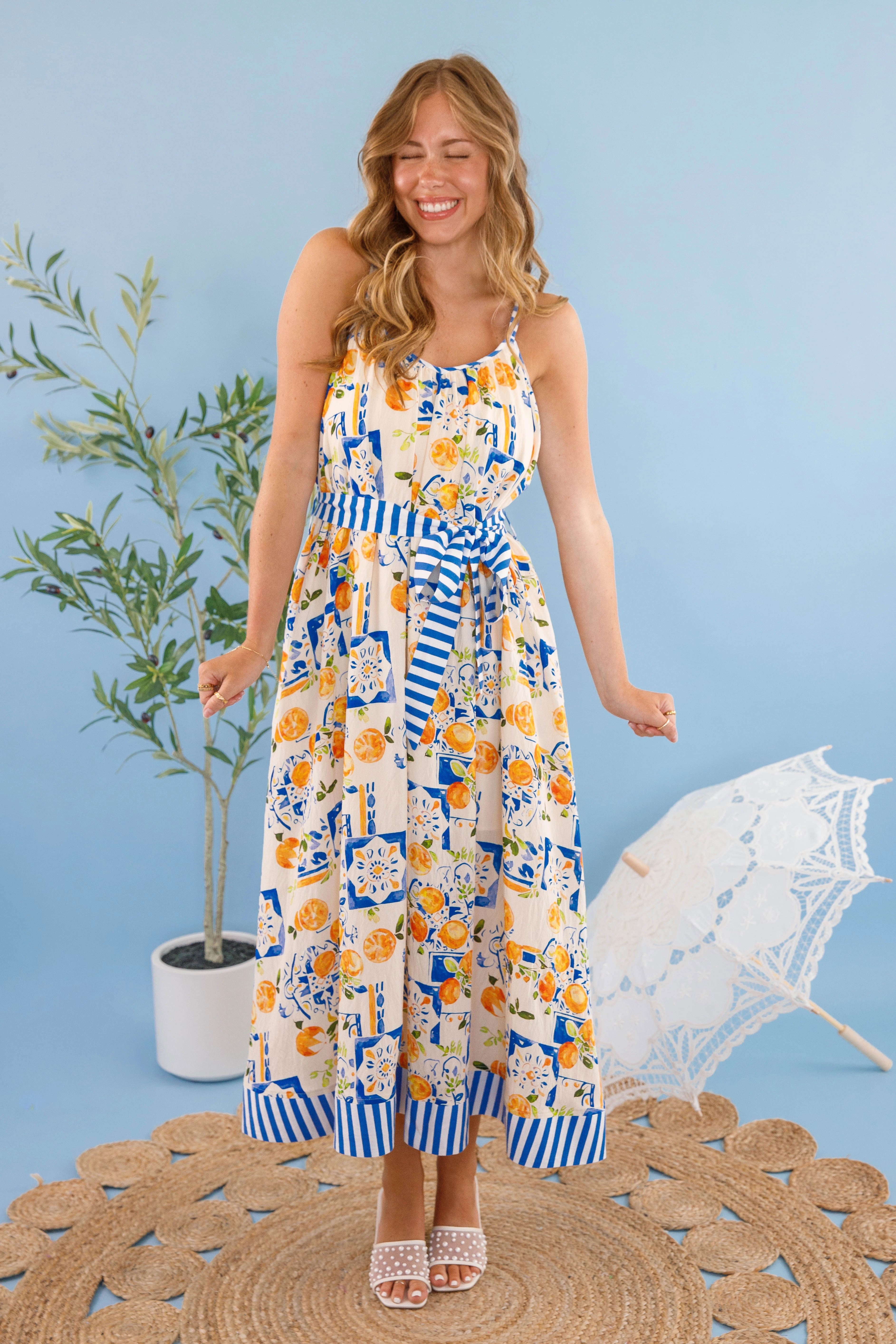 Plan For A Picnic Maxi Dress Vibrant Tone