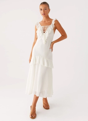 Celie Midi Dress - Ivory Perfect Mood