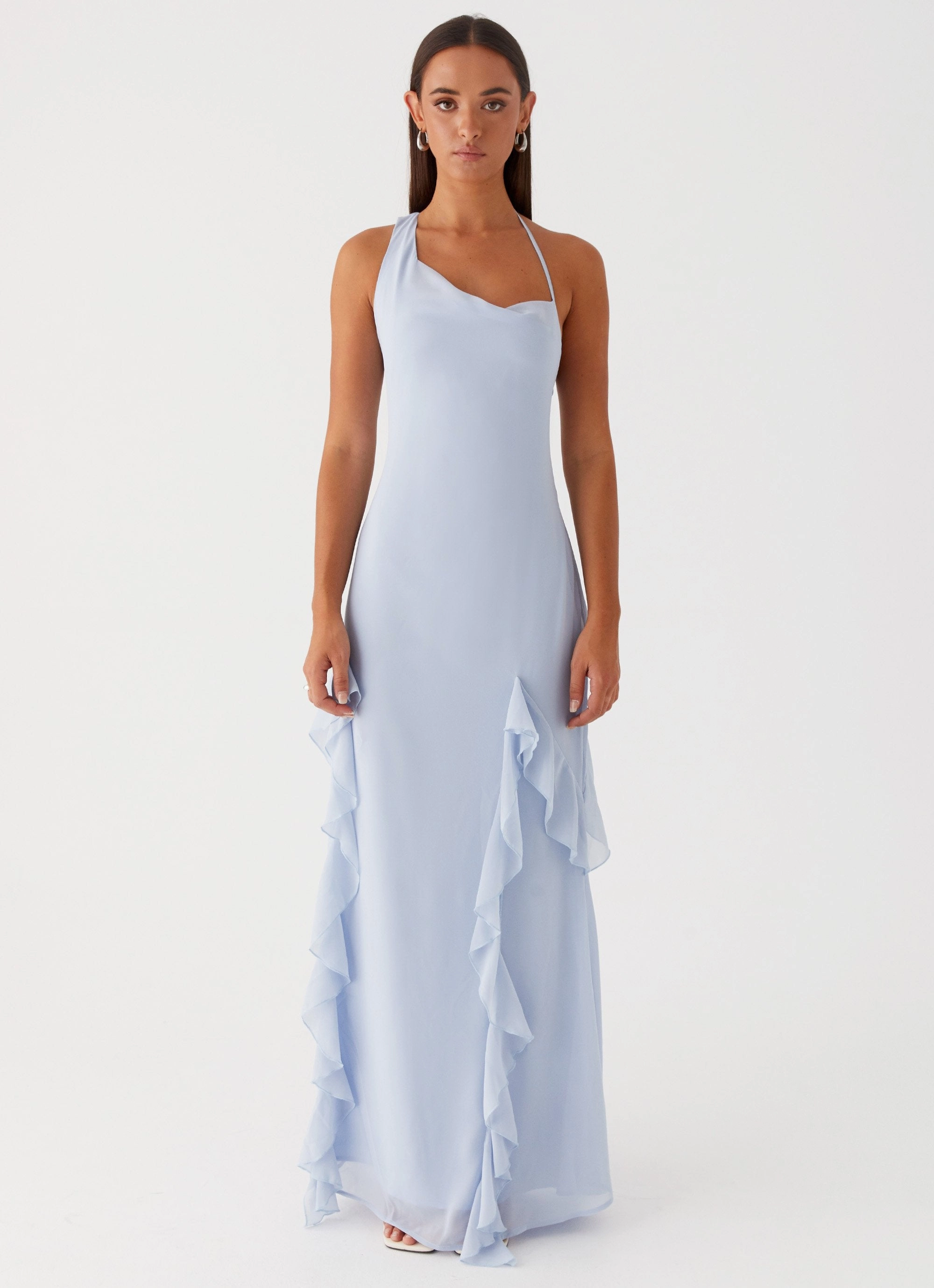 Sammie Maxi Dress - Blue Seamless-Look