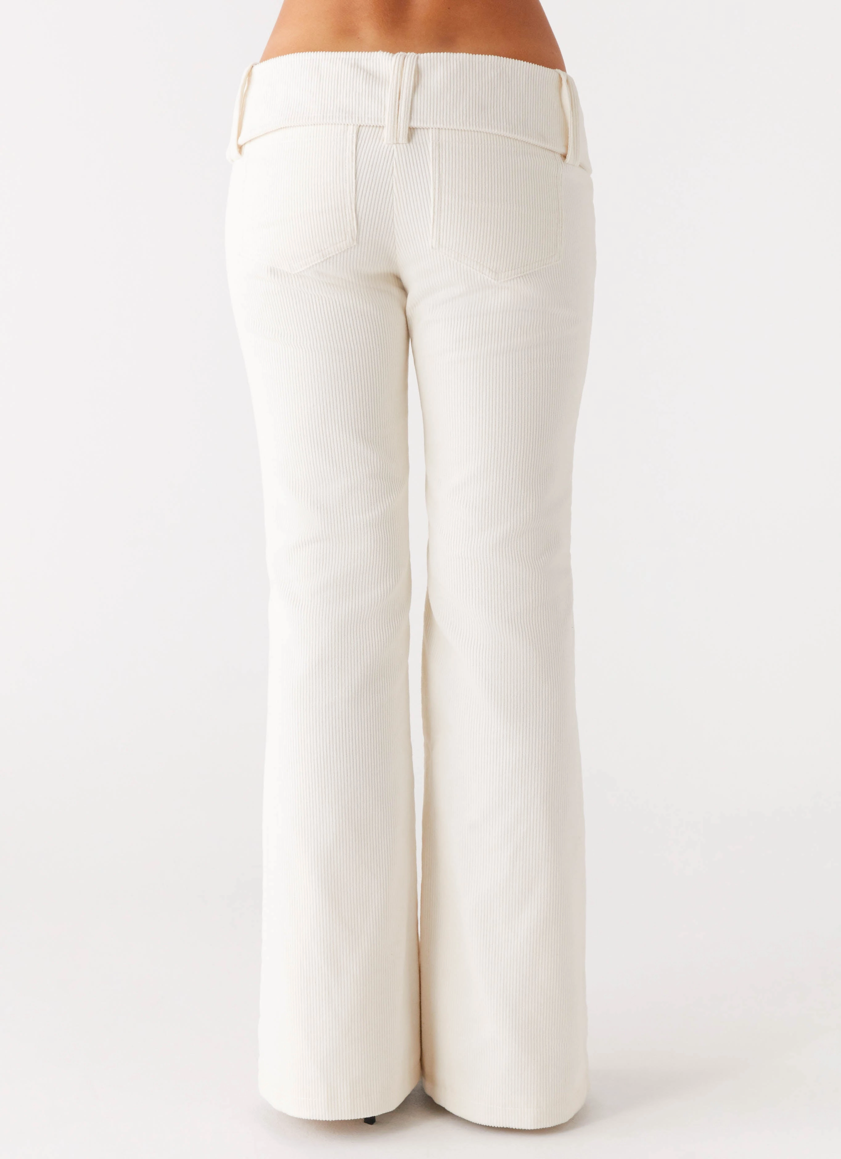 Commuter Fit UVProtection Zadie Low Rise Cord Jeans - Pearl
